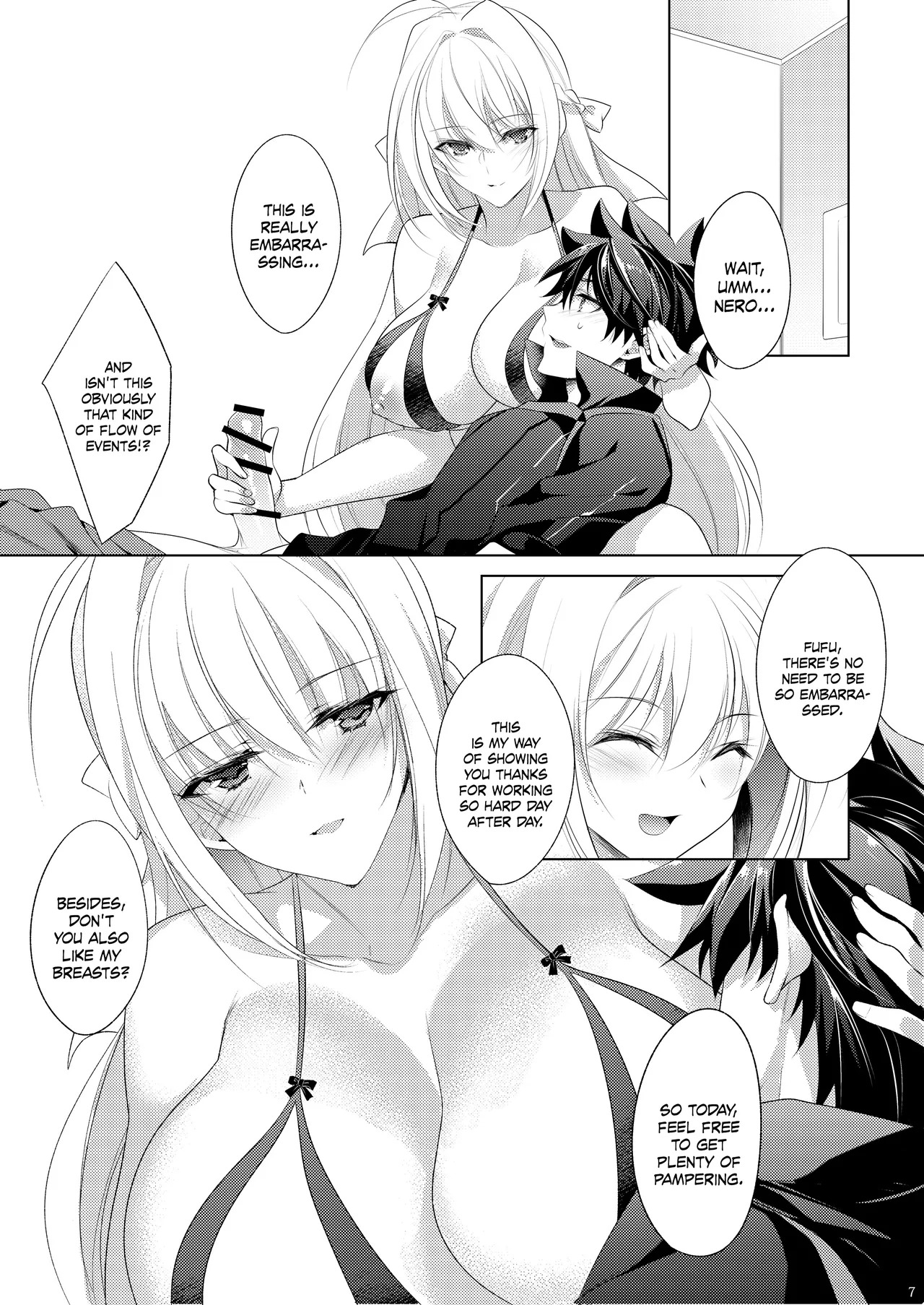 Nero-chama ga Amayakashi Ecchi Shite Kureru Hon | Book Where Nero-chama Spoils And Fucks Me (Fate/Grand Order) [Digital] [English] {Doujins.com} - Page 13