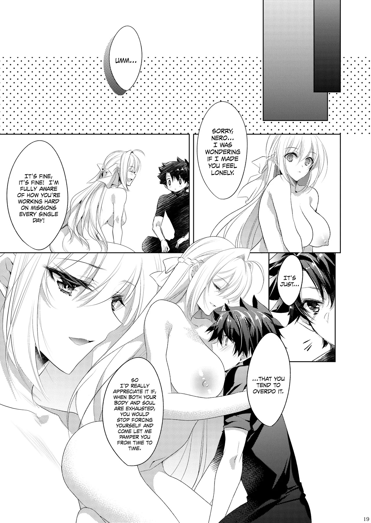 Nero-chama ga Amayakashi Ecchi Shite Kureru Hon | Book Where Nero-chama Spoils And Fucks Me (Fate/Grand Order) [Digital] [English] {Doujins.com} - Page 3
