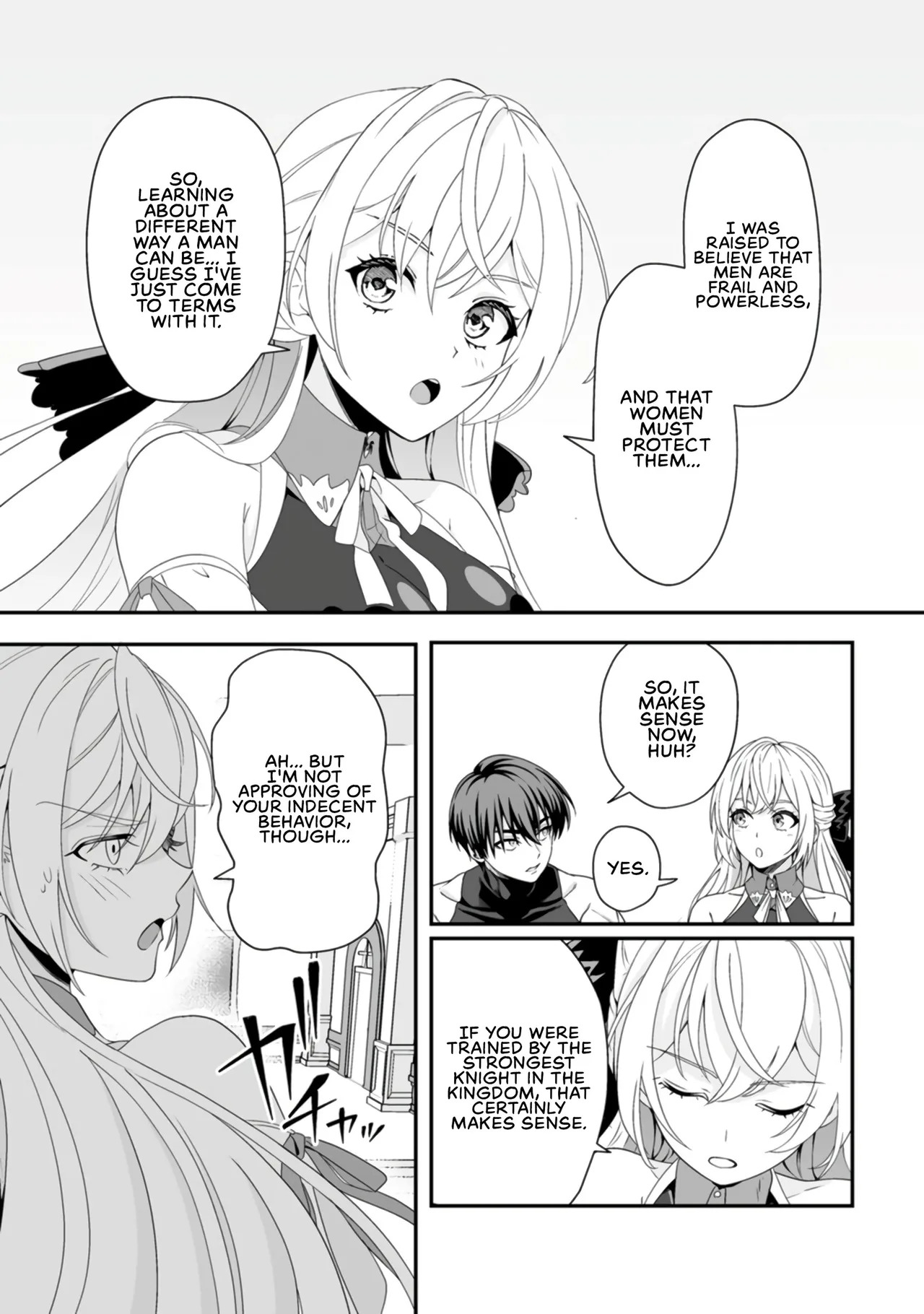 I, the Only Male Knight in a Chastity-Reversed World, Entered the Female Knight Academy and Was Treated as a Hero for Some Reason: Unrivaled in the Harem with My Unequaled Skills [chapter 4] - Page 24