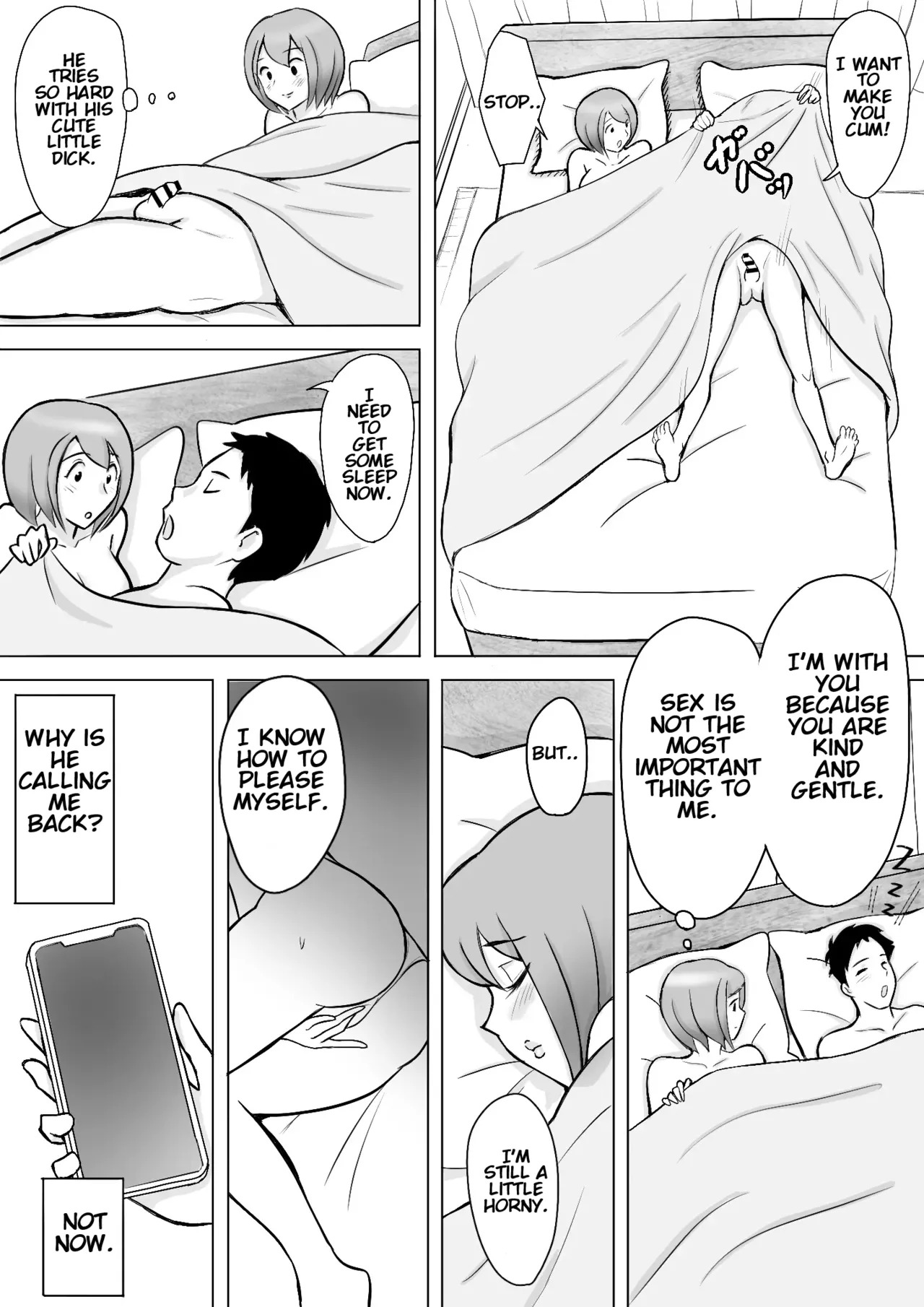 [Nantomo-san] Maki wa Yasashii Otto no Tame ni Mayu wa Dekachin Otto no Tame ni Toukousha Gonda Goukichi | Maki married to a gentle husband is corrupted by her neighbor Gonda Gokichi [English] - Page 14