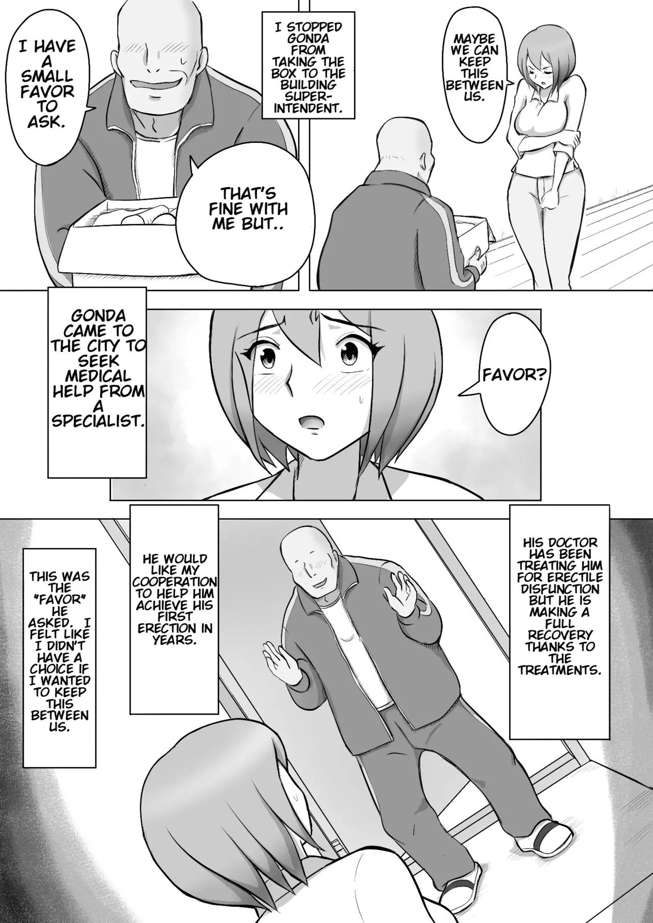 [Nantomo-san] Maki wa Yasashii Otto no Tame ni Mayu wa Dekachin Otto no Tame ni Toukousha Gonda Goukichi | Maki married to a gentle husband is corrupted by her neighbor Gonda Gokichi [English] - Page 18