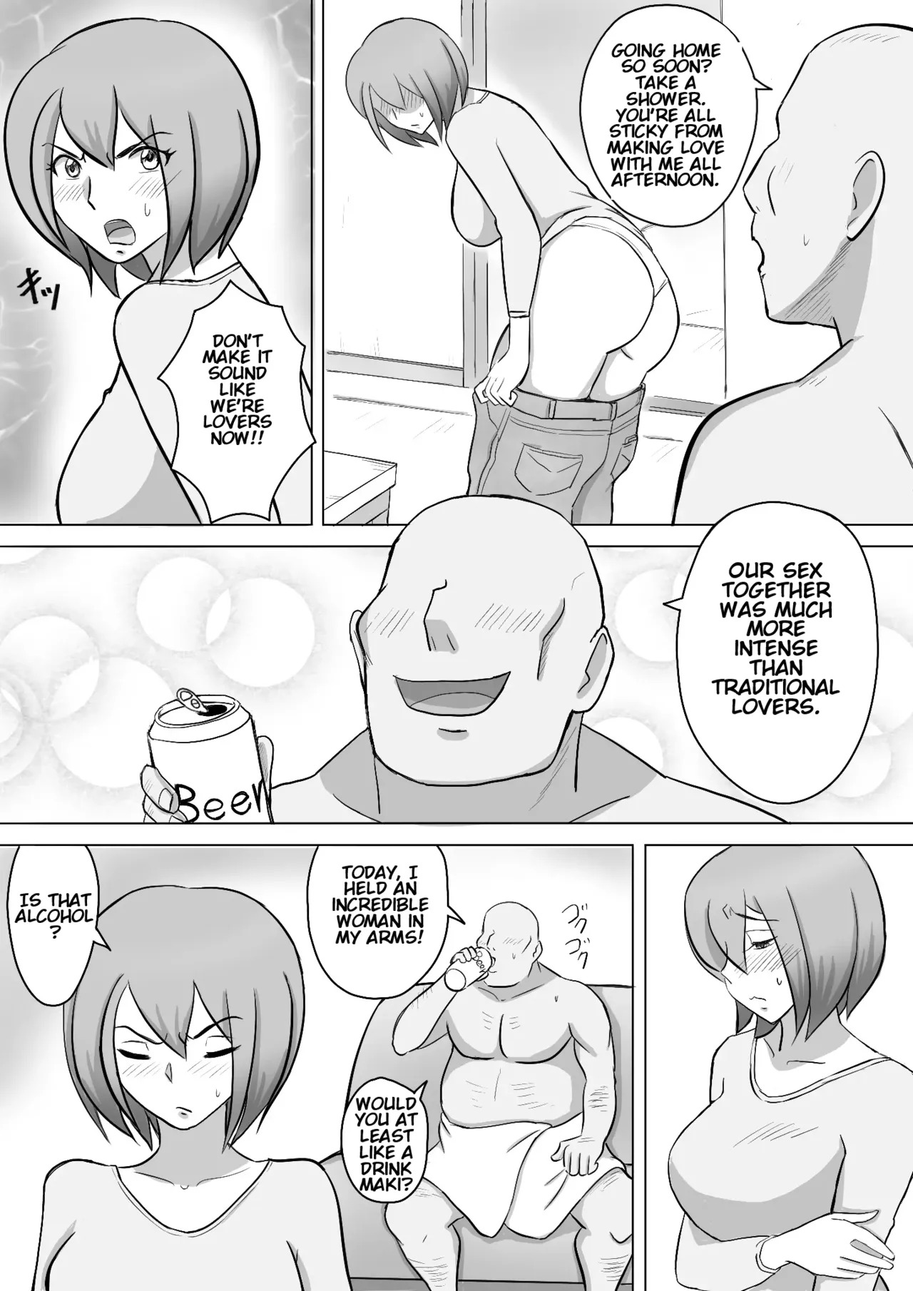 [Nantomo-san] Maki wa Yasashii Otto no Tame ni Mayu wa Dekachin Otto no Tame ni Toukousha Gonda Goukichi | Maki married to a gentle husband is corrupted by her neighbor Gonda Gokichi [English] - Page 49