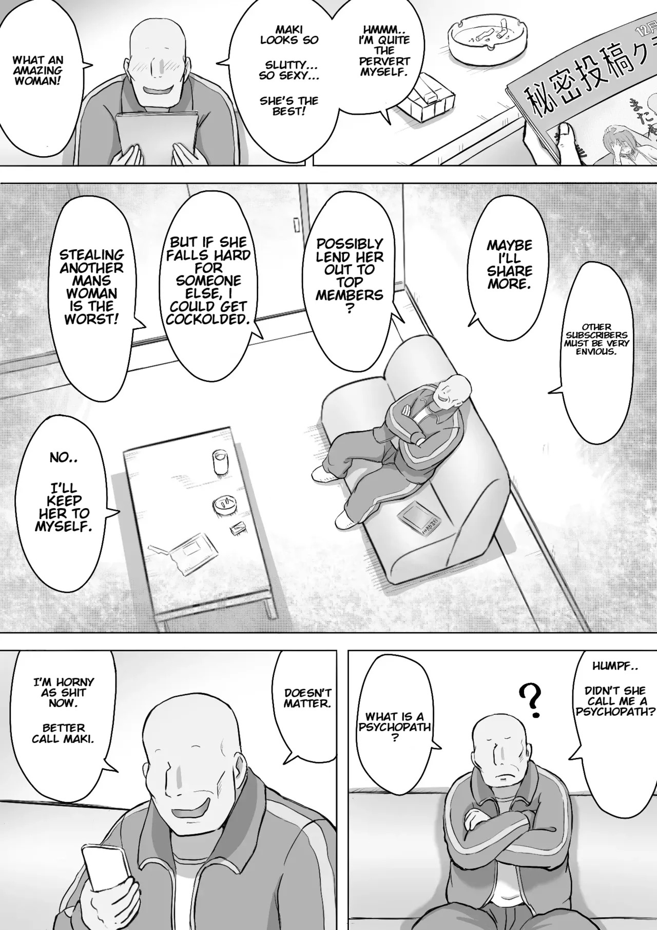[Nantomo-san] Maki wa Yasashii Otto no Tame ni Mayu wa Dekachin Otto no Tame ni Toukousha Gonda Goukichi | Maki married to a gentle husband is corrupted by her neighbor Gonda Gokichi [English] - Page 77