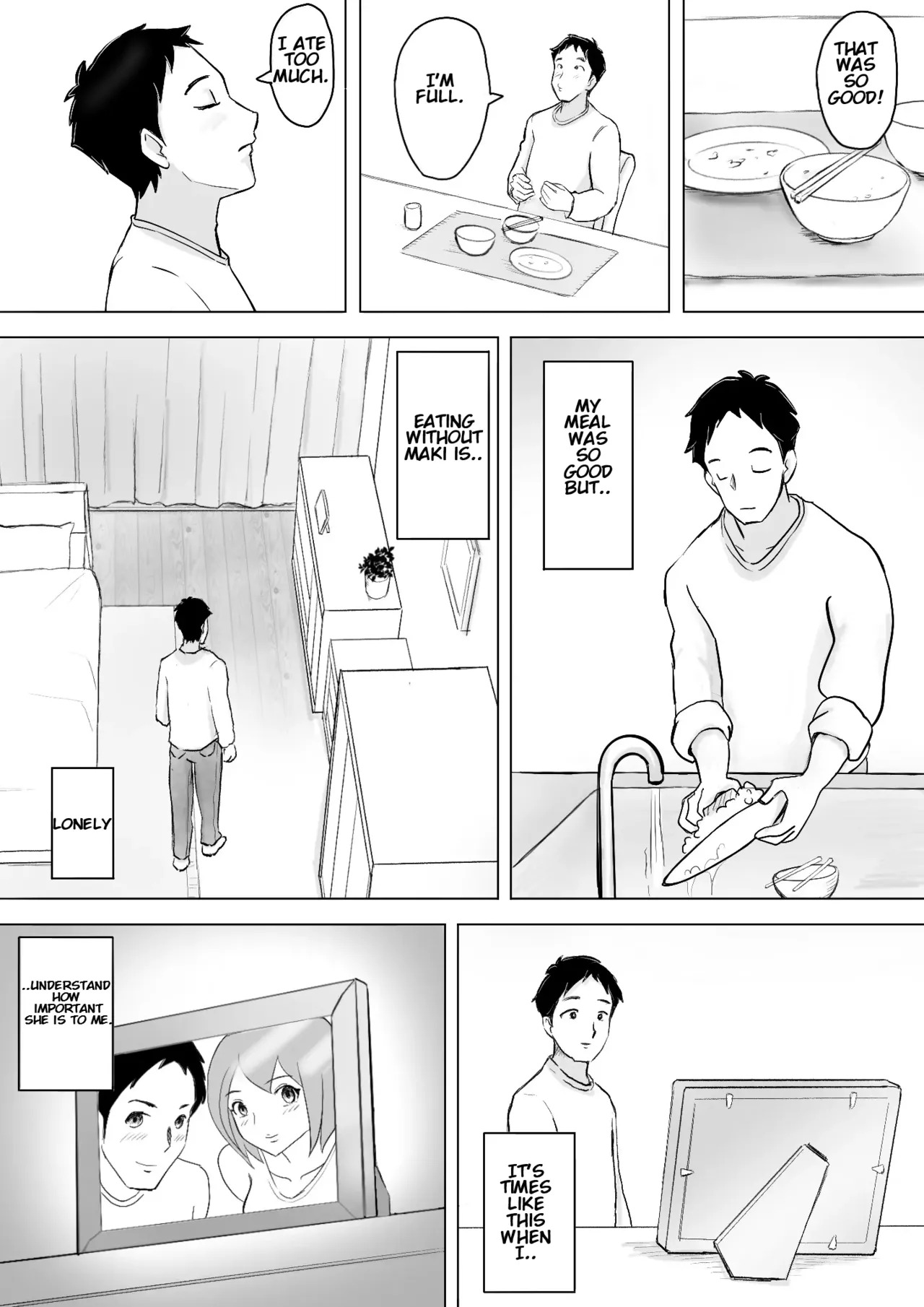 [Nantomo-san] Maki wa Yasashii Otto no Tame ni Mayu wa Dekachin Otto no Tame ni Toukousha Gonda Goukichi | Maki married to a gentle husband is corrupted by her neighbor Gonda Gokichi [English] - Page 91