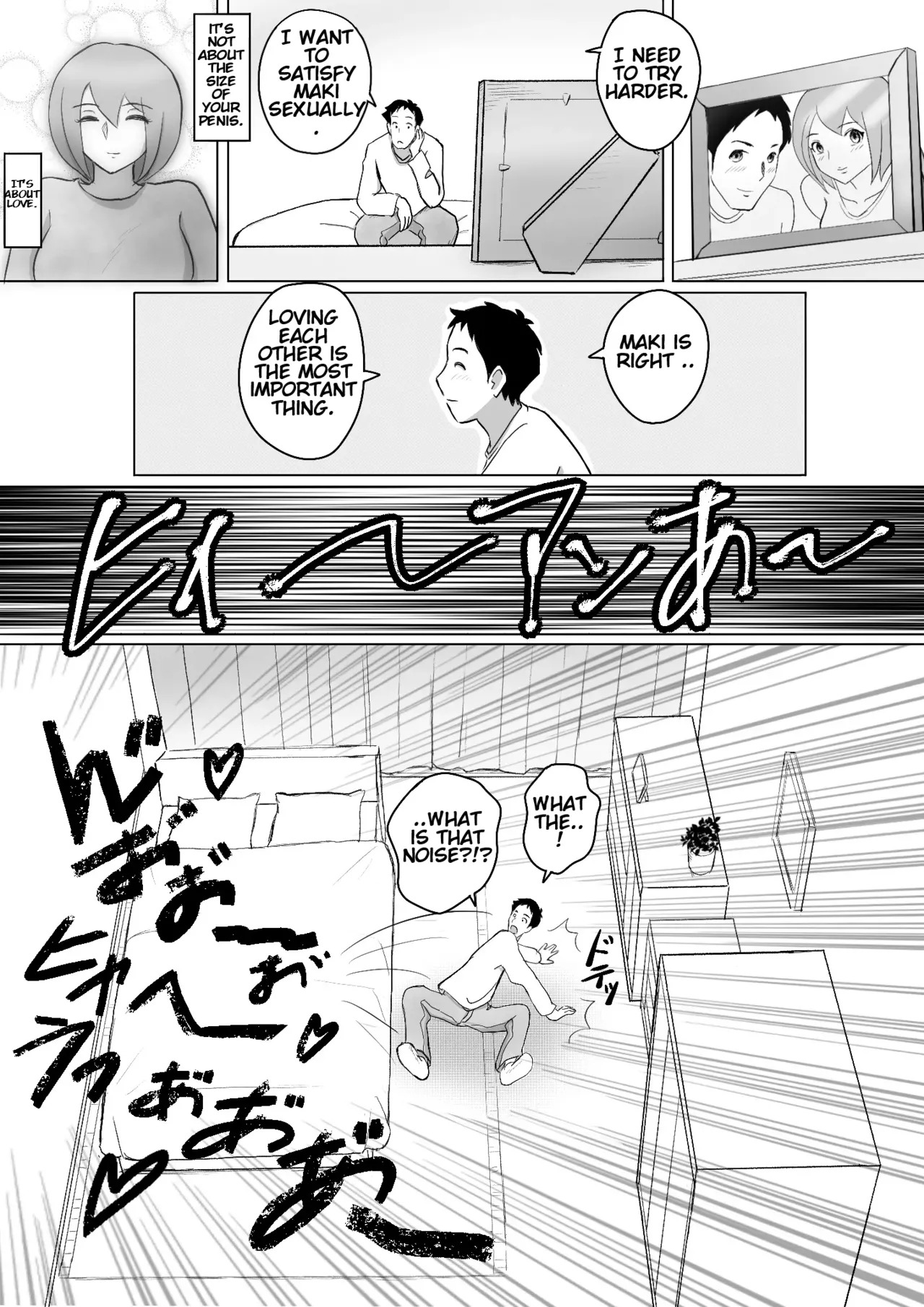 [Nantomo-san] Maki wa Yasashii Otto no Tame ni Mayu wa Dekachin Otto no Tame ni Toukousha Gonda Goukichi | Maki married to a gentle husband is corrupted by her neighbor Gonda Gokichi [English] - Page 95