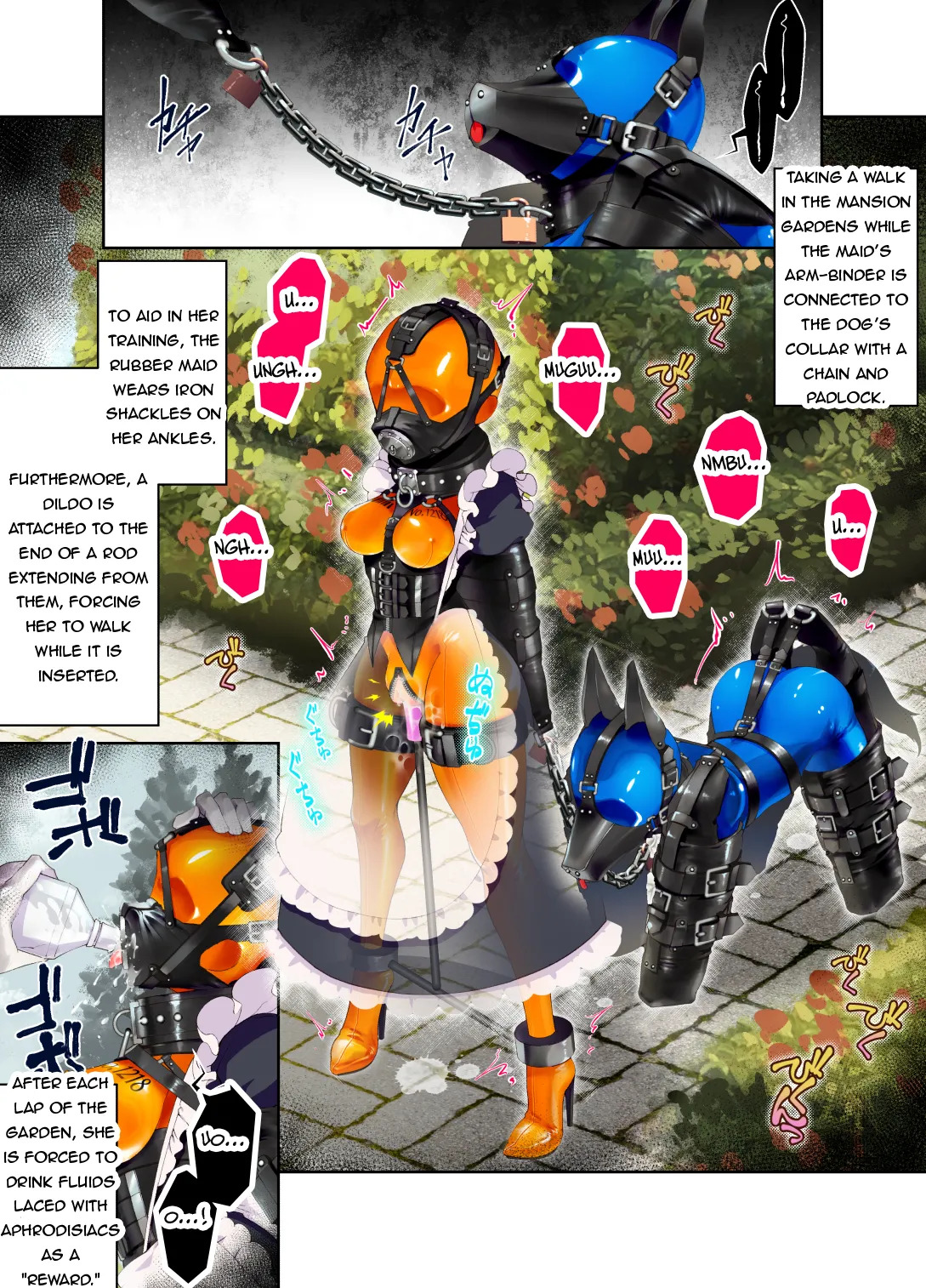 [Hitosaka] The Maid Who Toils in a Special Rubber Suit [English] - Page 11