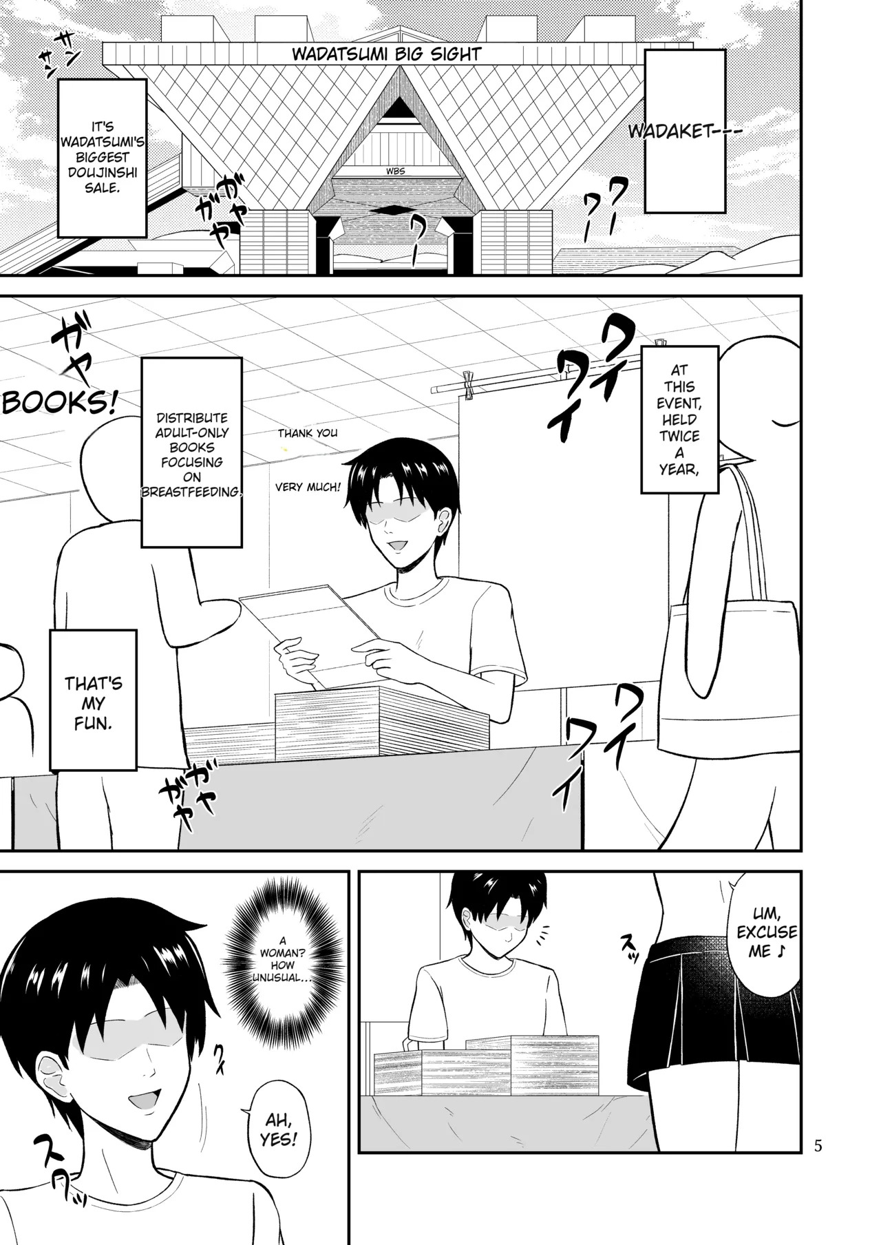 [Penguin Capsule (Kaizaa)] Ero Doujin Mitai na Paizuri Shichao (Dolphin Wave) [English] [Digital] - Page 10