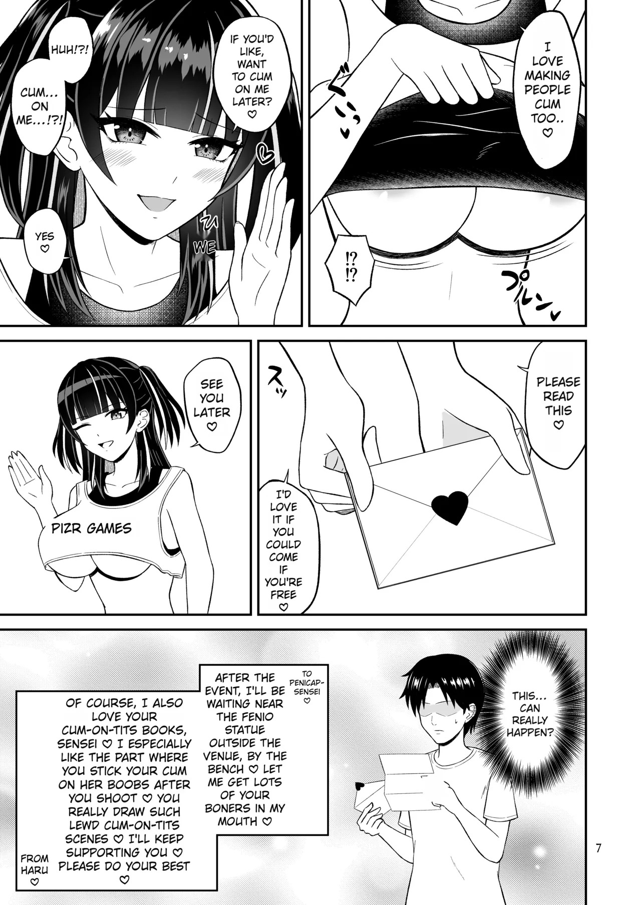 [Penguin Capsule (Kaizaa)] Ero Doujin Mitai na Paizuri Shichao (Dolphin Wave) [English] [Digital] - Page 12