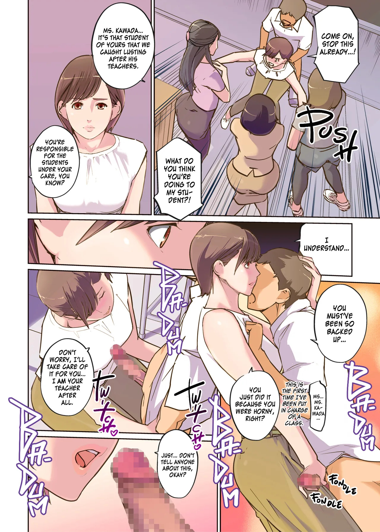 [C.N.P (Clone Ningen)] Onna Kyoshi 4-nin no Hatenaki Mesu Bato | Erotic Fight Between Four Monster Female Teachers [English] [Kinsei Translations] - Page 16