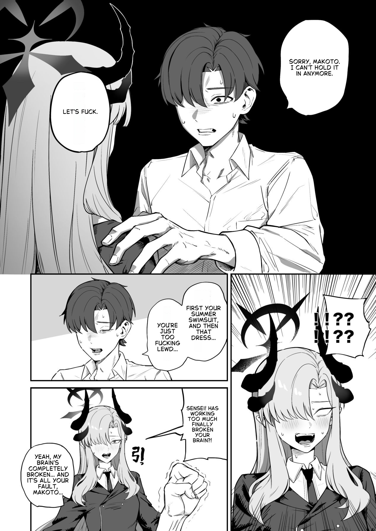 A story about having my sexual desires managed by Hanuma Makoto (Blue Archive) - Page 10