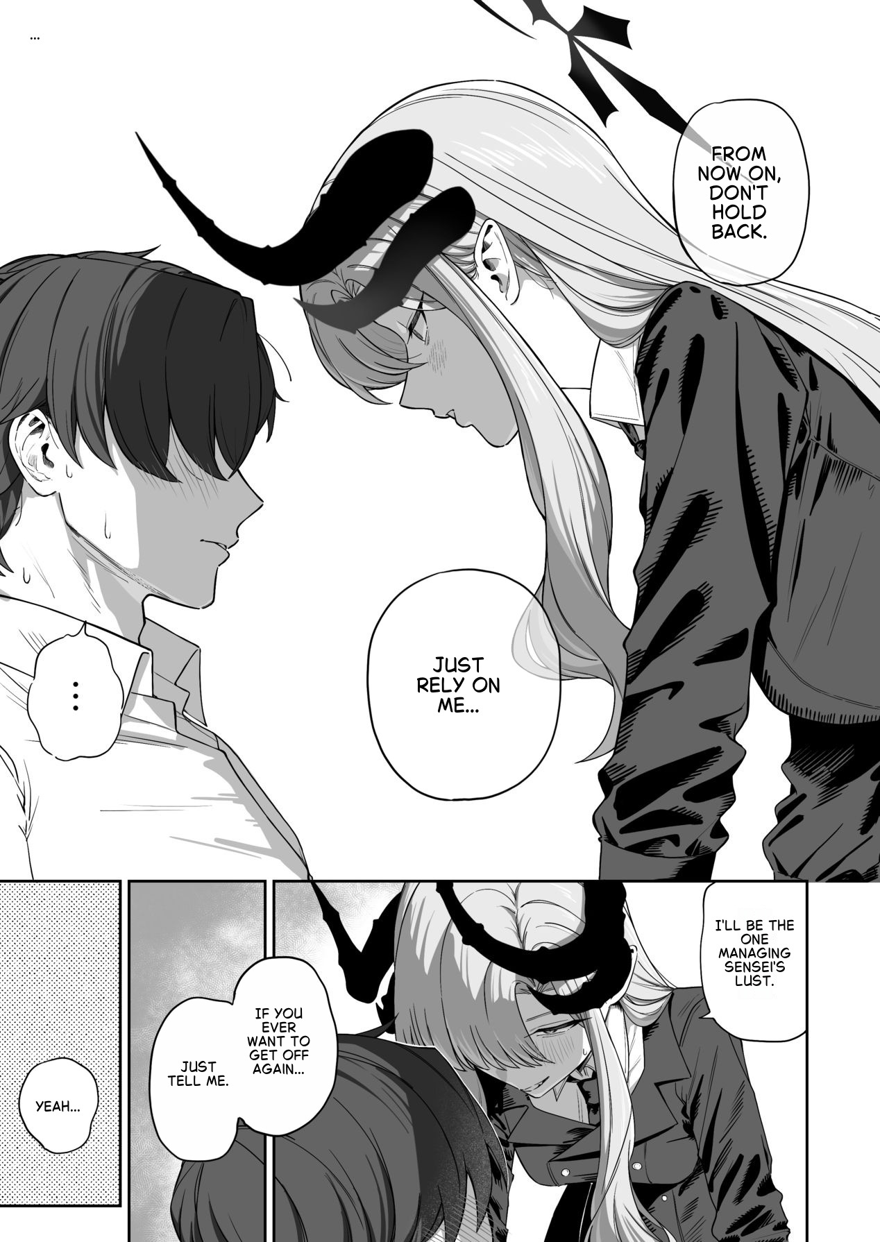 A story about having my sexual desires managed by Hanuma Makoto (Blue Archive) - Page 17