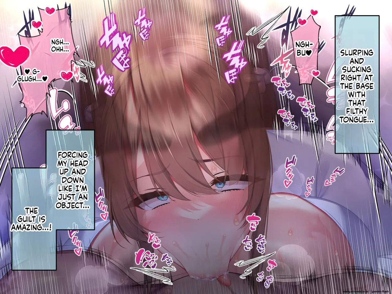 My gorgeous, busty stepmom—the sultry Sumire (25)—launches a lewd, intense, and seductive "cuckolding" offensive against me late one night. As her stepson—a guy with a short fuse and a fierce sense of possessiveness—can I possibly resist her advances!? - Page 362