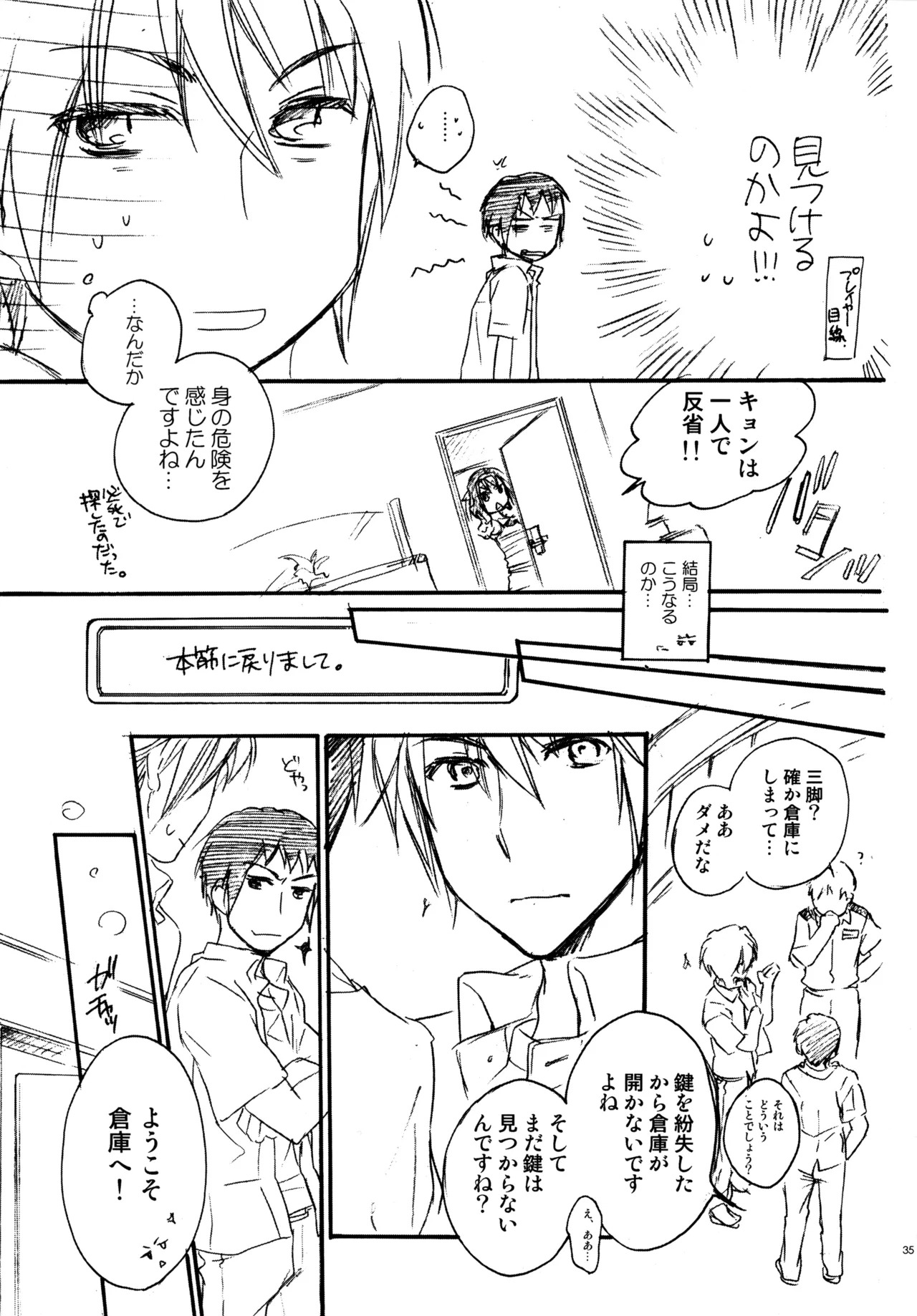 [Blue Sheets (Mei)] Glory Days KKO5 (The Melancholy of Haruhi Suzumiya) - Page 33