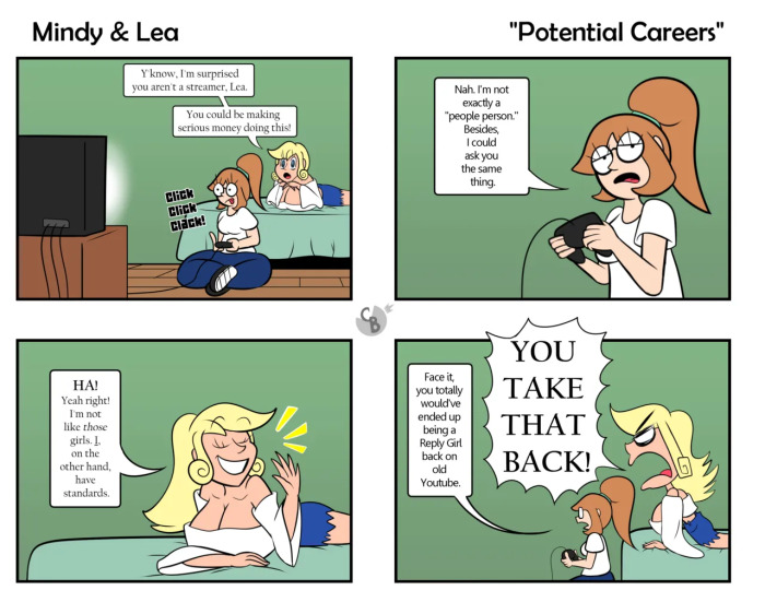 Mindy and Lea by Cheesyboy888