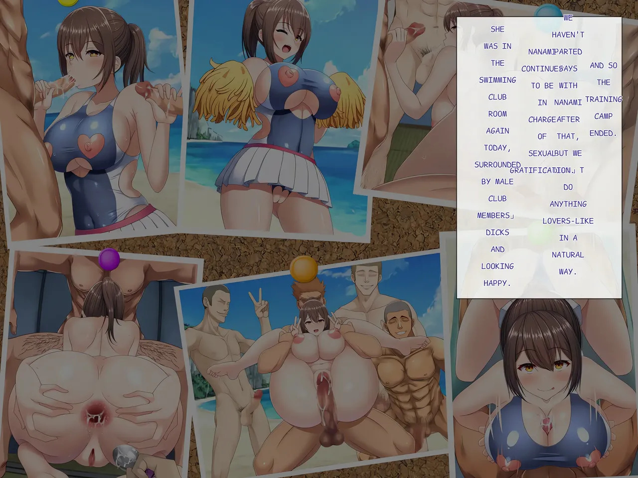 As punishment, she became the swimming club's sex relief officer for the summer holidays ~Reward: Summer Training Camp Edition~ - Page 250