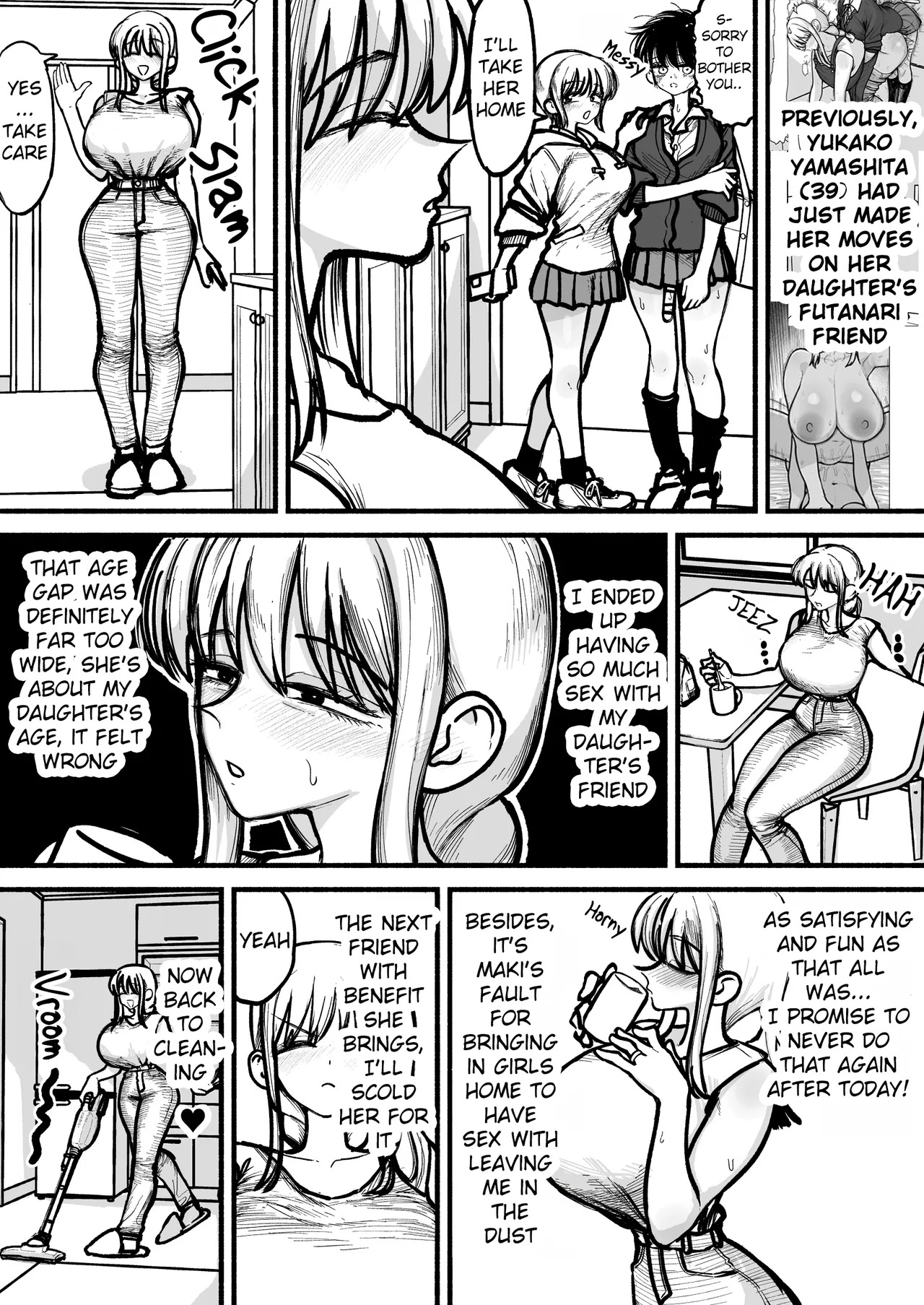 [Agagaga] A mother who's hobby is to have sex with her daughter's Futanari Friends ♥[English] - Page 15