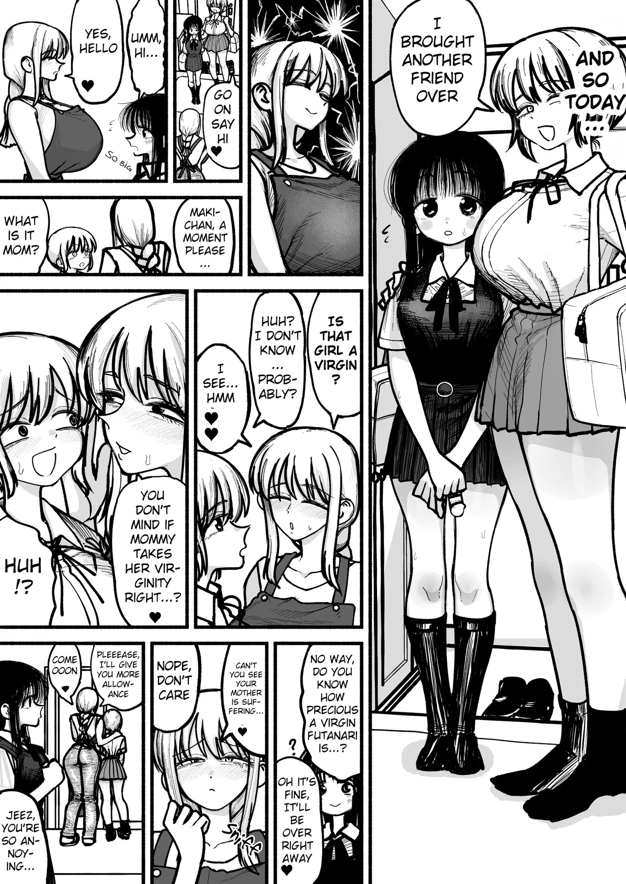 [Agagaga] A mother who's hobby is to have sex with her daughter's Futanari Friends ♥[English] - Page 16