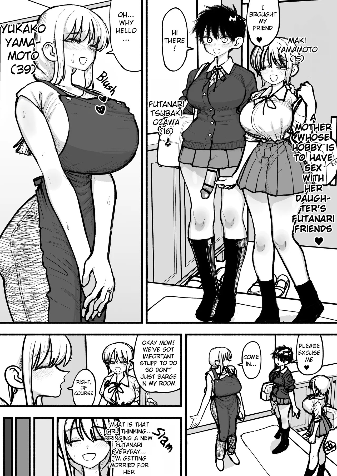 [Agagaga] A mother who's hobby is to have sex with her daughter's Futanari Friends ♥[English] - Page 20