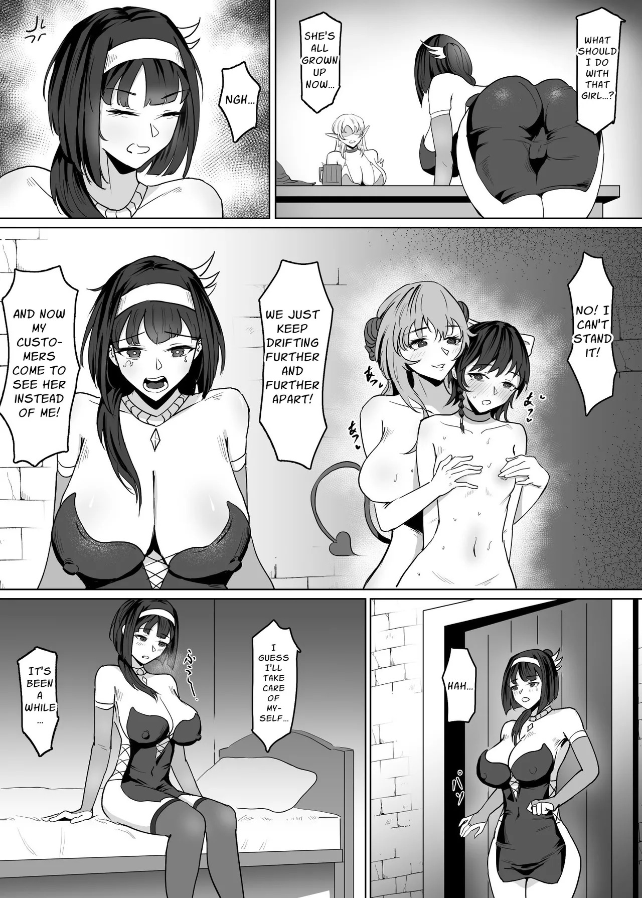 [SoftCurl (Sekka Mushi)] Haha ga Keiei Shiteiru no wa Isekai Yuri Sakaba nano ka!? II | My Mother Runs An Isekai World Lezzy Tavern!? II [Digital] [English] [Stationary Target] - Page 30