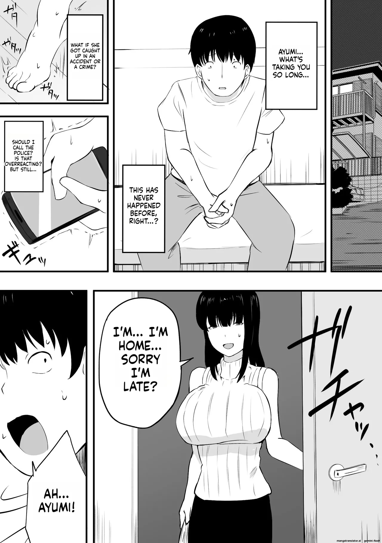 Mama-san—the ace of the volleyball team—has her life ruined by a jock's cock. - Page 24
