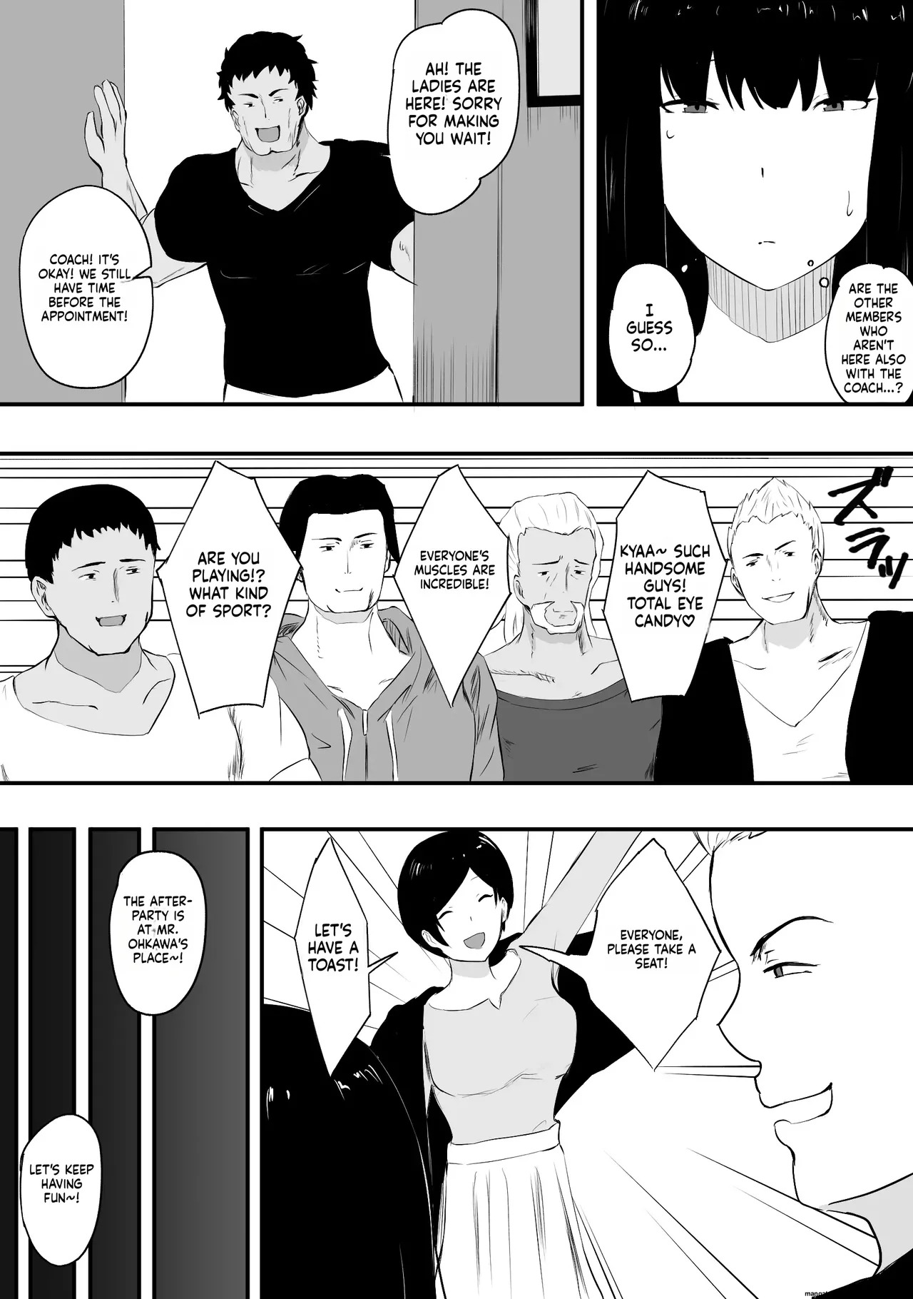 Mama-san—the ace of the volleyball team—has her life ruined by a jock's cock. - Page 27