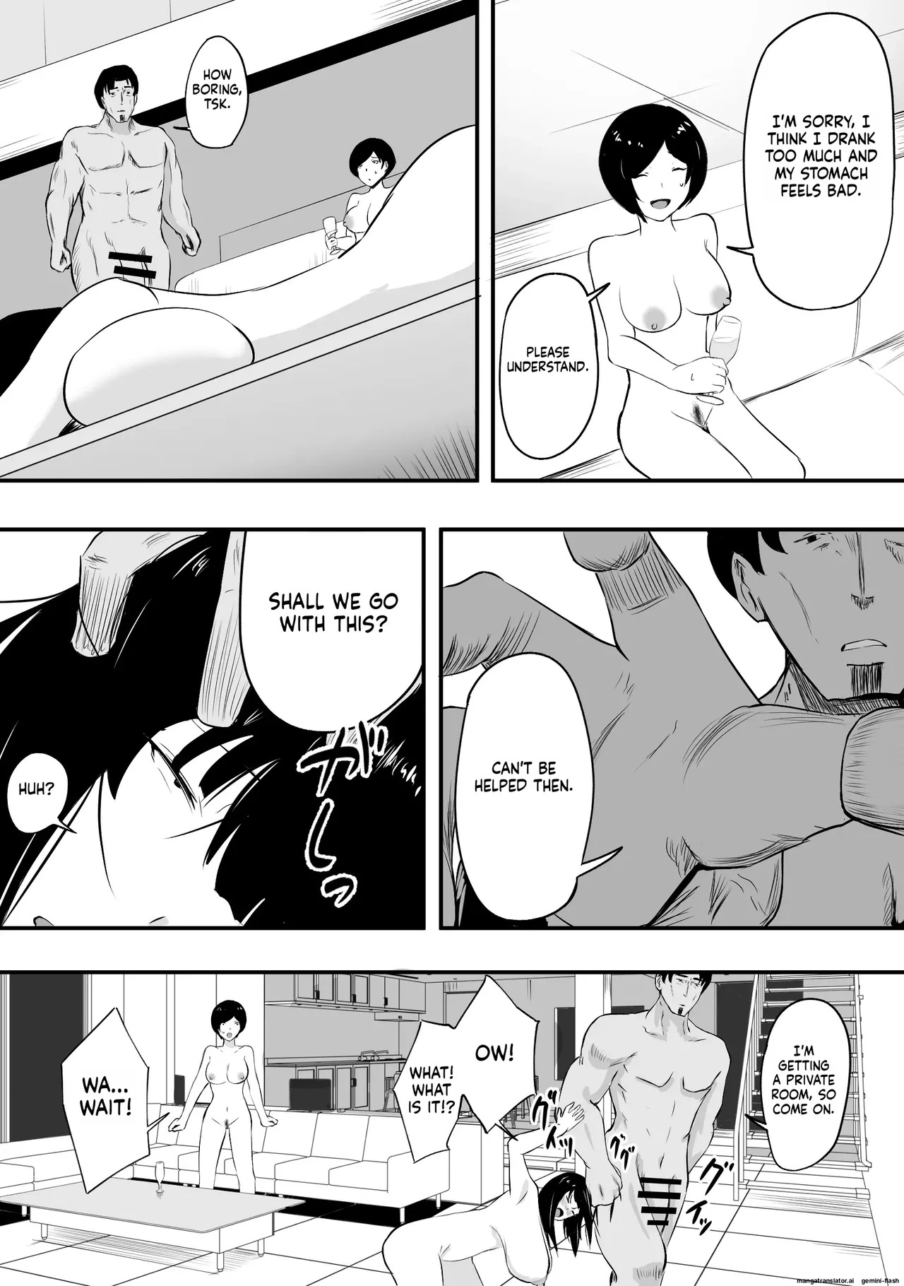 Mama-san—the ace of the volleyball team—has her life ruined by a jock's cock. - Page 37