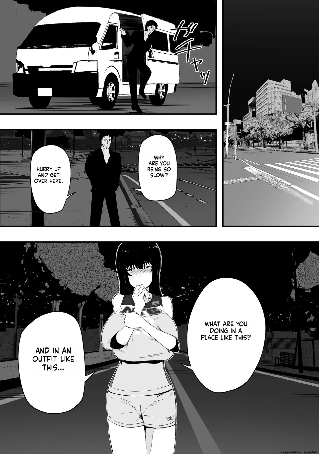 Mama-san—the ace of the volleyball team—has her life ruined by a jock's cock. - Page 41