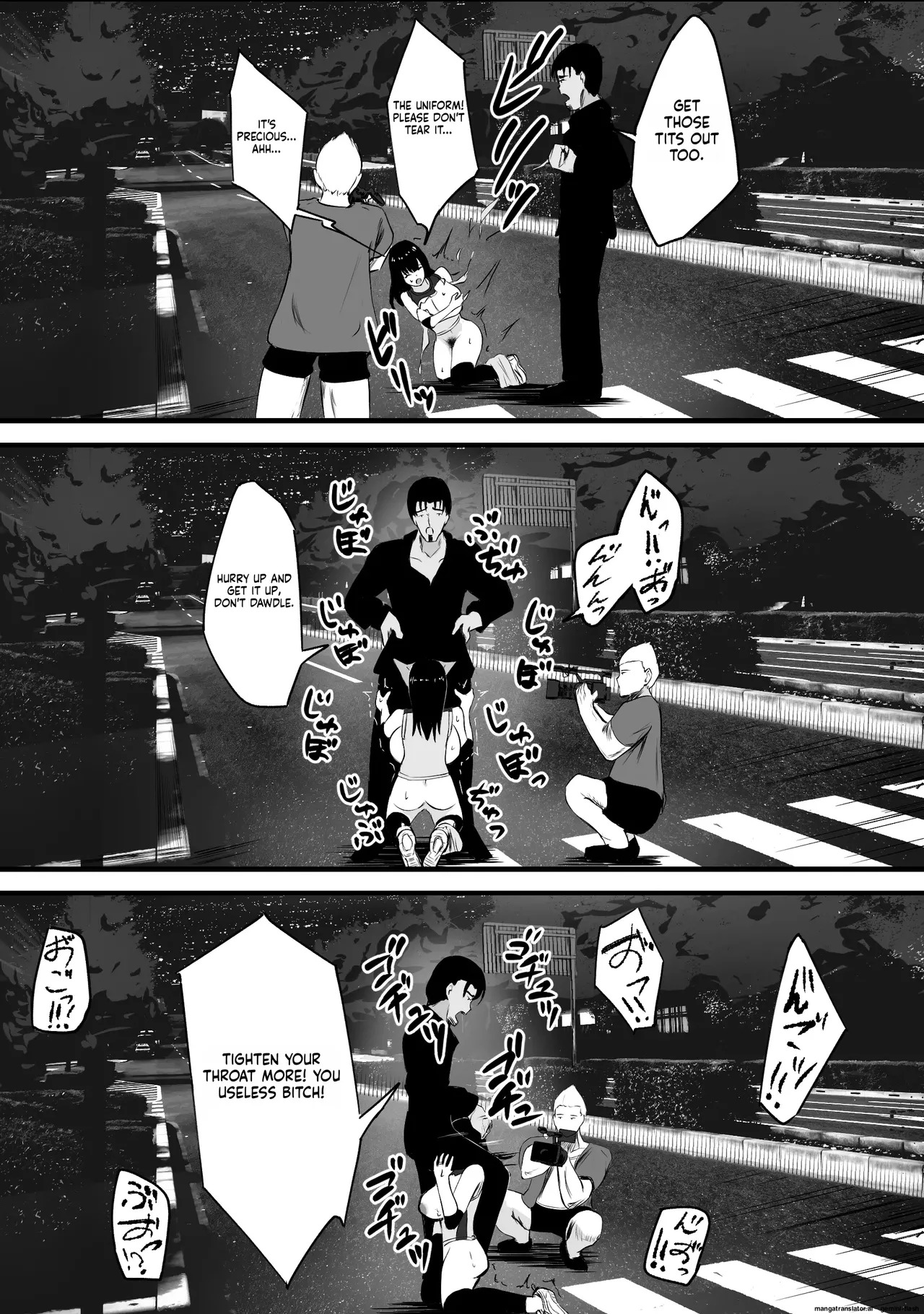 Mama-san—the ace of the volleyball team—has her life ruined by a jock's cock. - Page 44