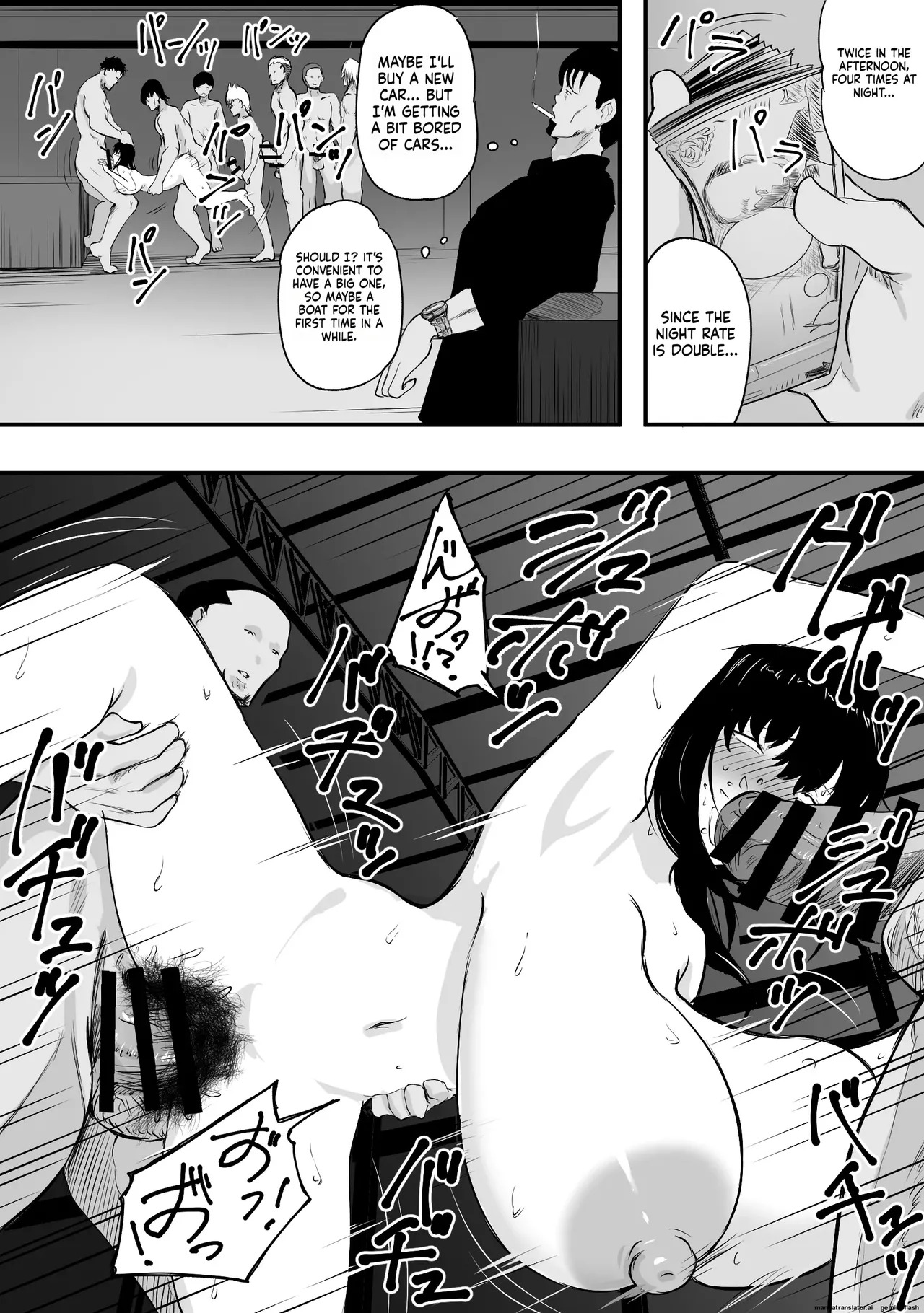 Mama-san—the ace of the volleyball team—has her life ruined by a jock's cock. - Page 59