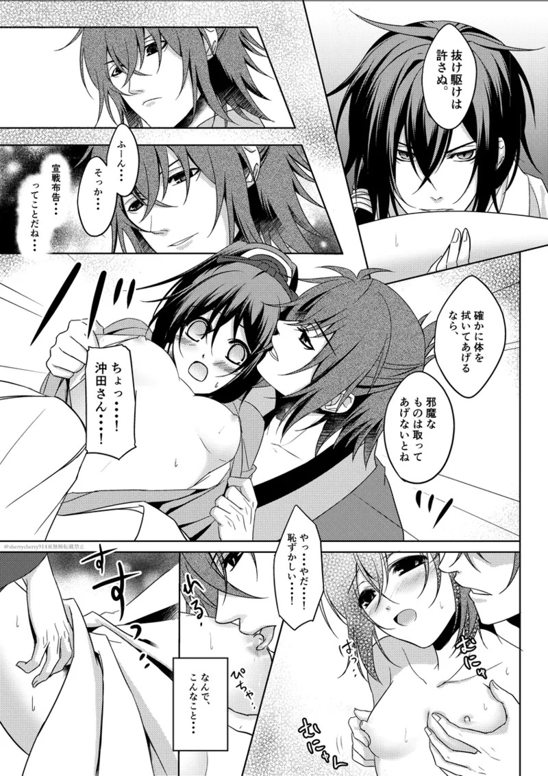 [Hana*Haru (sherry)] Hanaarashi (Hakuouki) [Digital] - Page 19