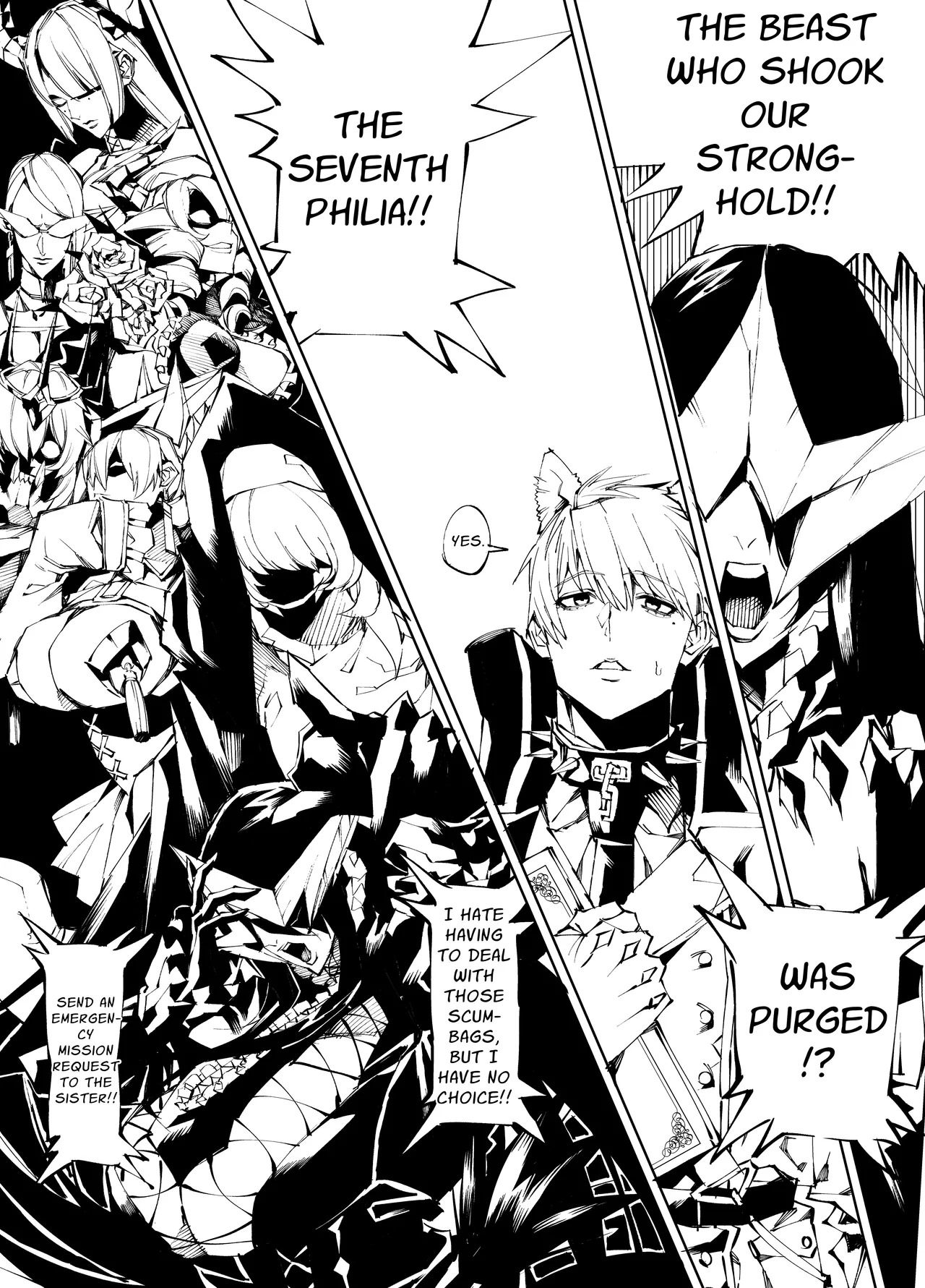 [Yakiniku Tabetei (Pobotto)] Kyokon Tensei -Seiki Shijou Shugi na Isekai ni Tensei shita no de Bakunyuu Bijo to Hame Makuri -Gyaru Amazon & Inran Sister Hen- | Big Dick Reincarnation ~Fuckin' Big Titty Babes in a Genital Supremacism World~ Amazoness & Nun [English] {Penguin Piper} - Page 23