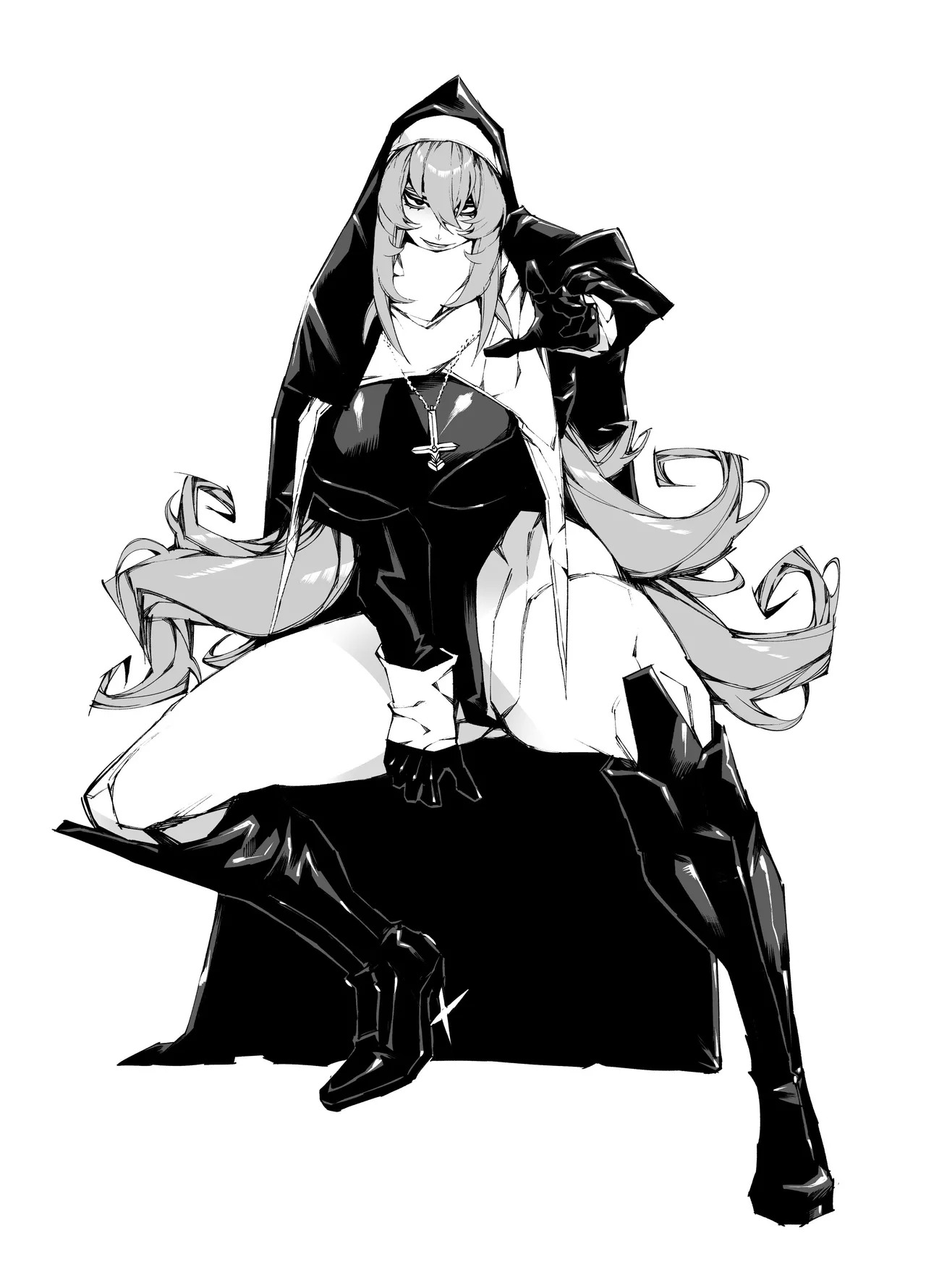 [Yakiniku Tabetei (Pobotto)] Kyokon Tensei -Seiki Shijou Shugi na Isekai ni Tensei shita no de Bakunyuu Bijo to Hame Makuri -Gyaru Amazon & Inran Sister Hen- | Big Dick Reincarnation ~Fuckin' Big Titty Babes in a Genital Supremacism World~ Amazoness & Nun [English] {Penguin Piper} - Page 47