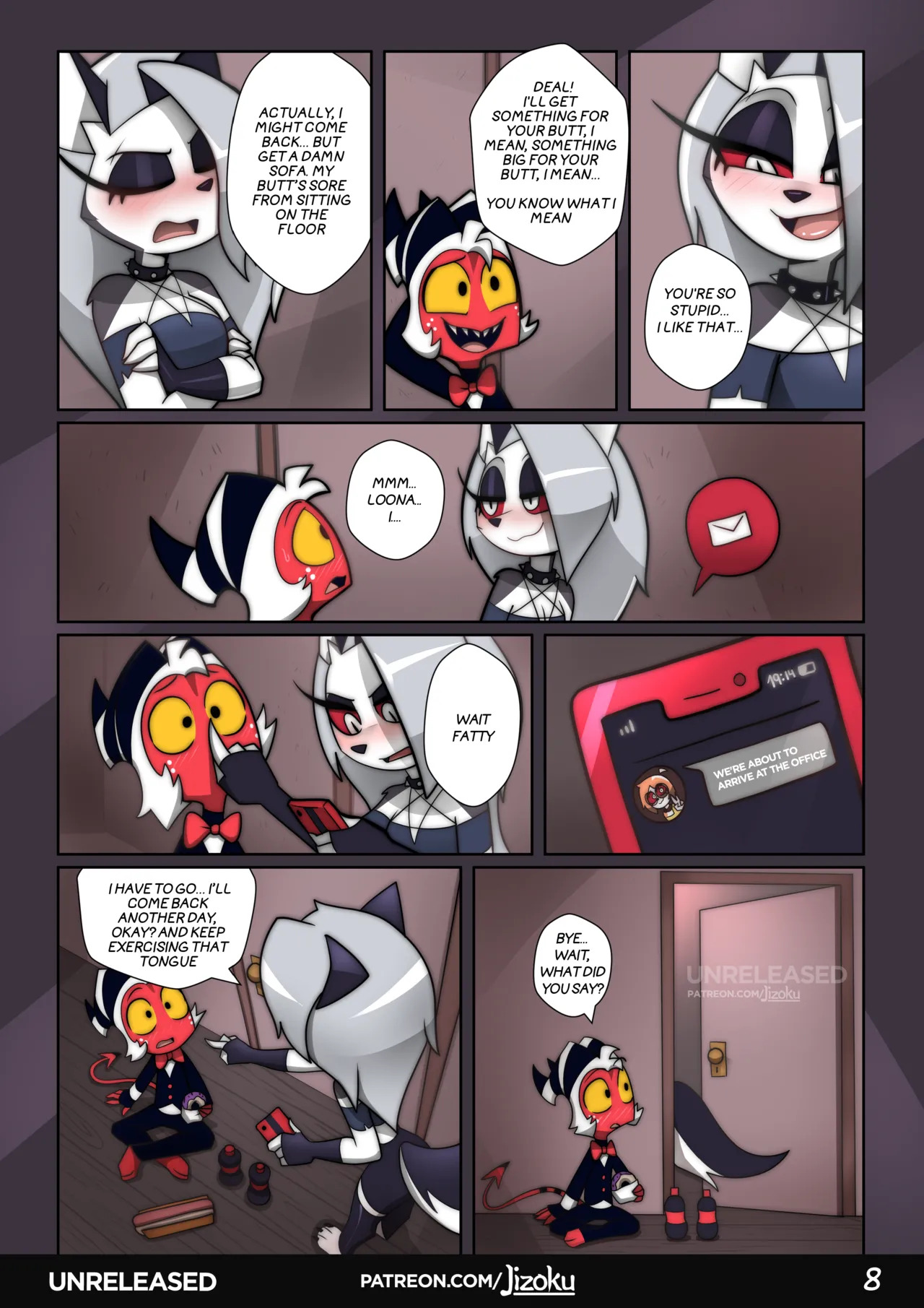 [Jizoku] A Night With Loona 3 (Ongoing) - Page 10