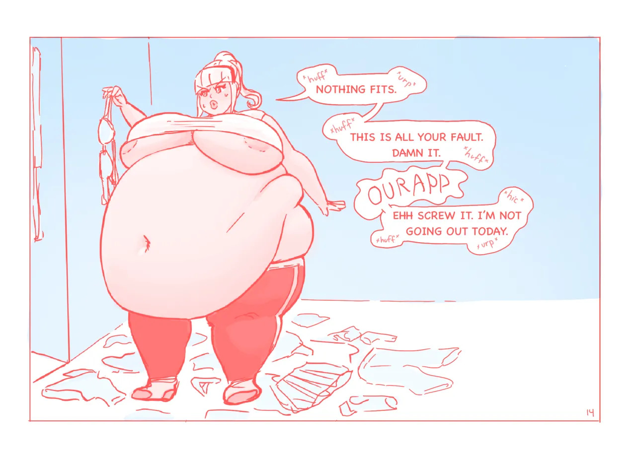 [Thickerwasp] Cassandra's Weight Gain - Page 11