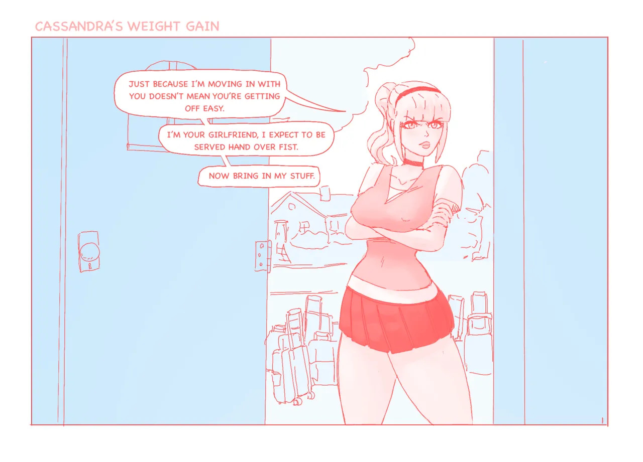 [Thickerwasp] Cassandra's Weight Gain - Page 12