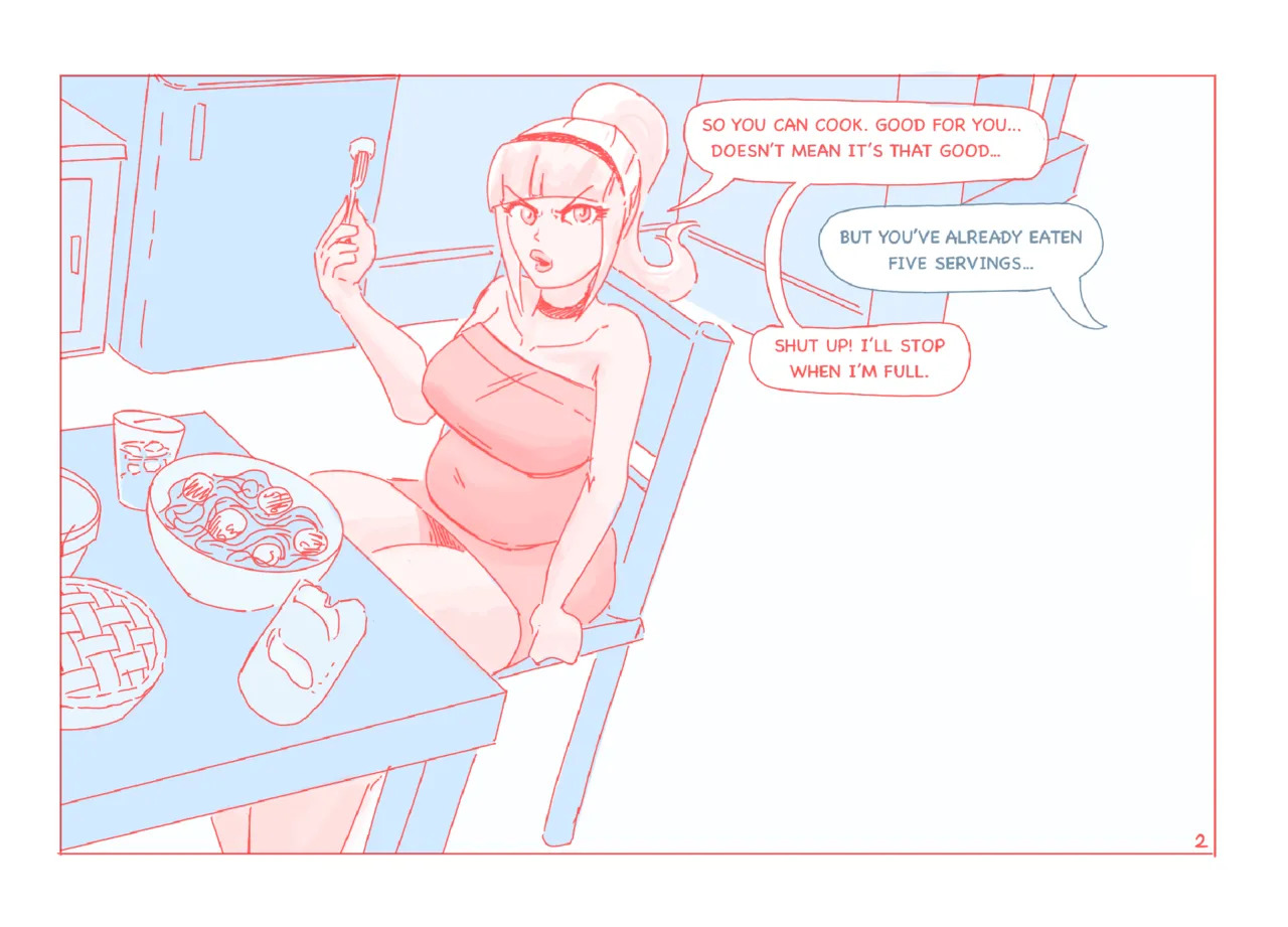 [Thickerwasp] Cassandra's Weight Gain - Page 13