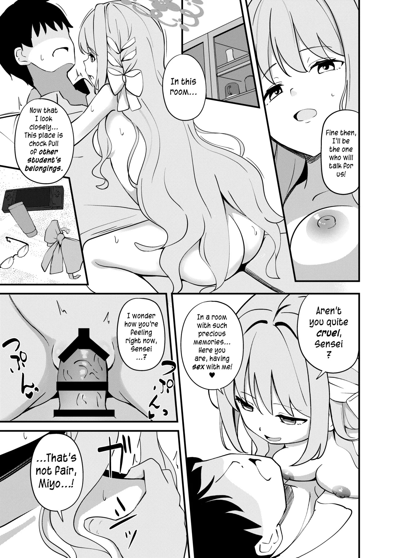 (C107) [Inharmonicity (Hotokenoza)] Sakurai Miyo no Renai Joucho | Sakurai Miyo’s Romantic Feelings (Blue Archive) [English] [DeppoTL] - Page 12