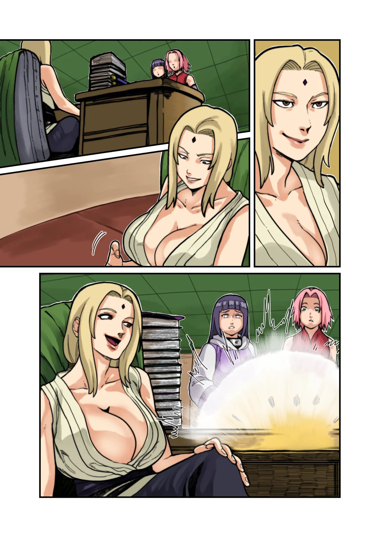 Hinata x Tsunade x Sakura - Page 29