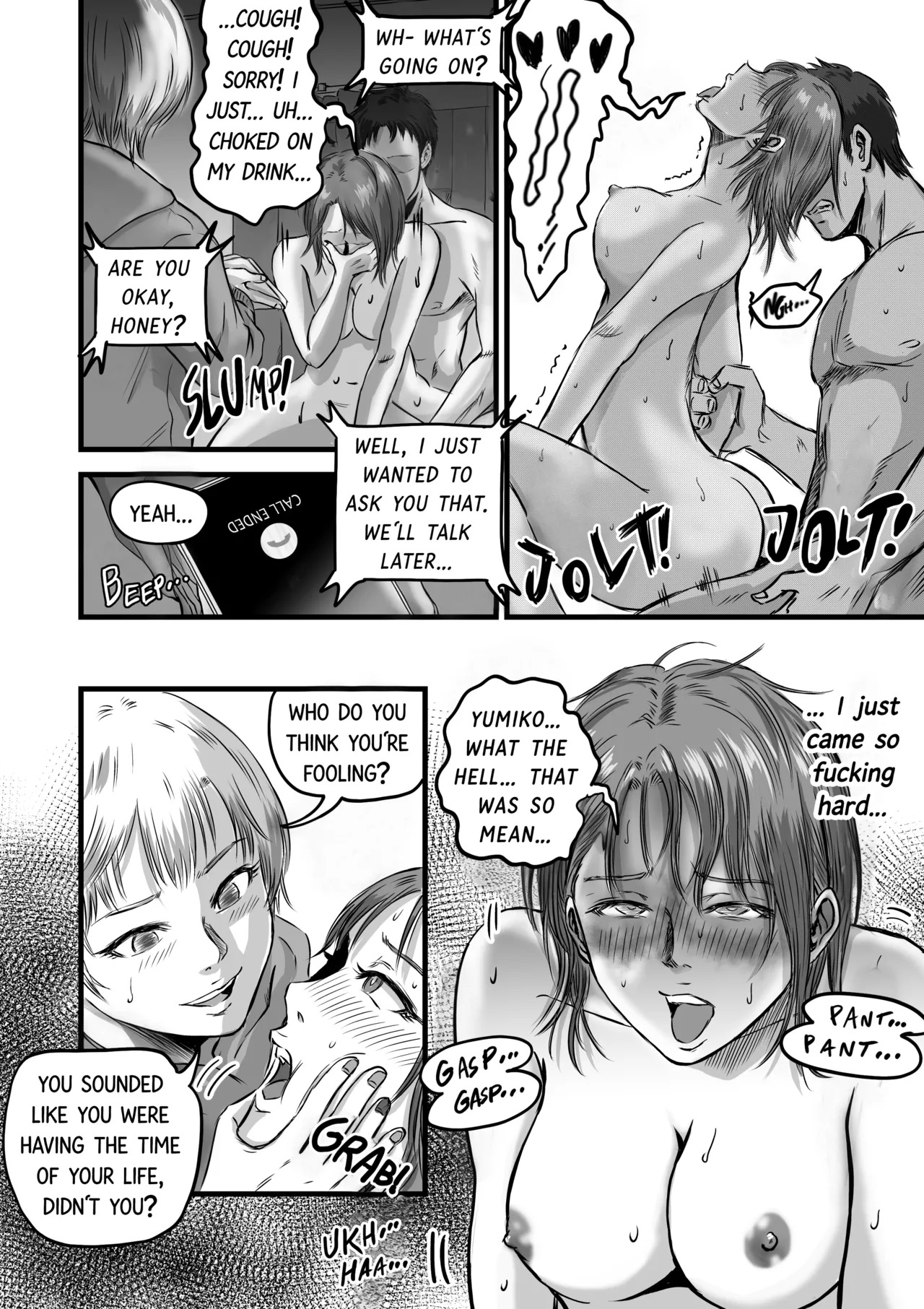 [Dekamatsu] Onna Tomodachi no Uwaki Kokuhaku 2 | My Friend Confessed to Cheating 2 [English] - Page 60