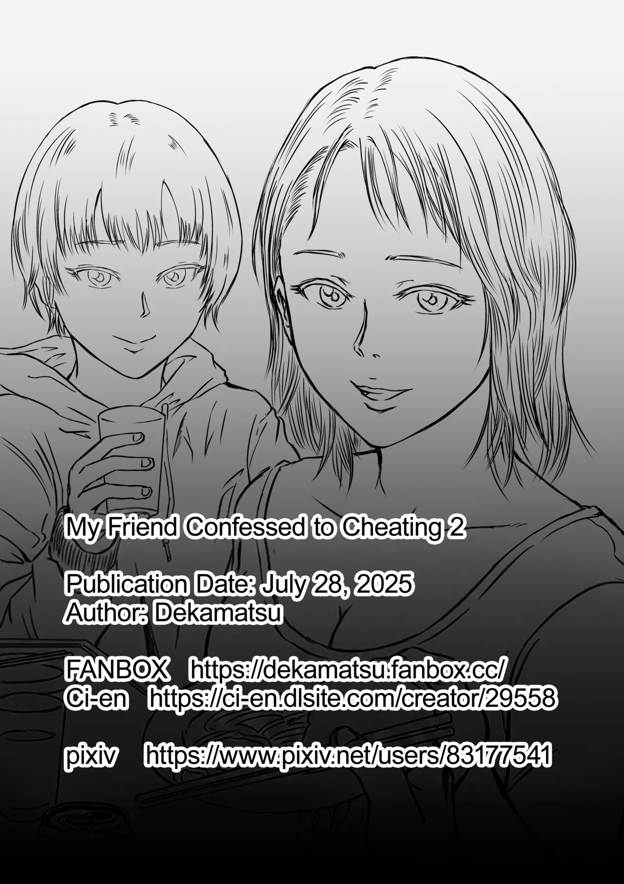 [Dekamatsu] Onna Tomodachi no Uwaki Kokuhaku 2 | My Friend Confessed to Cheating 2 [English] - Page 86