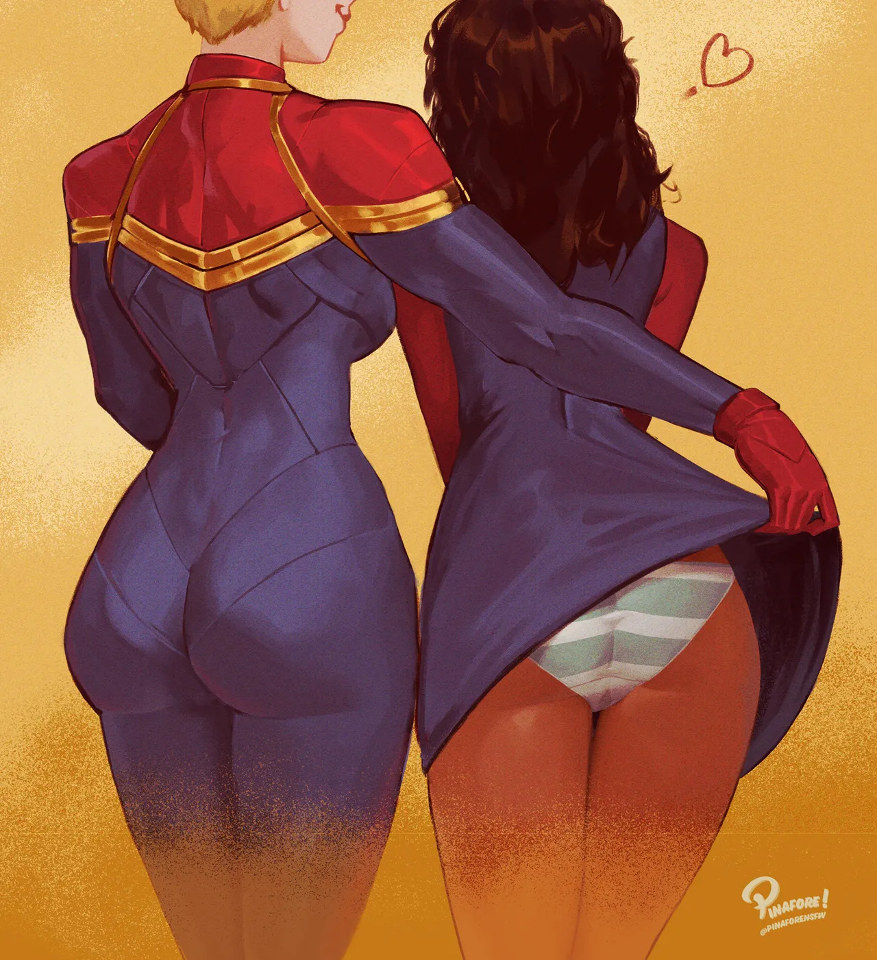 [Pinafore] Ms. Marvel x Captain Marvel - Page 12