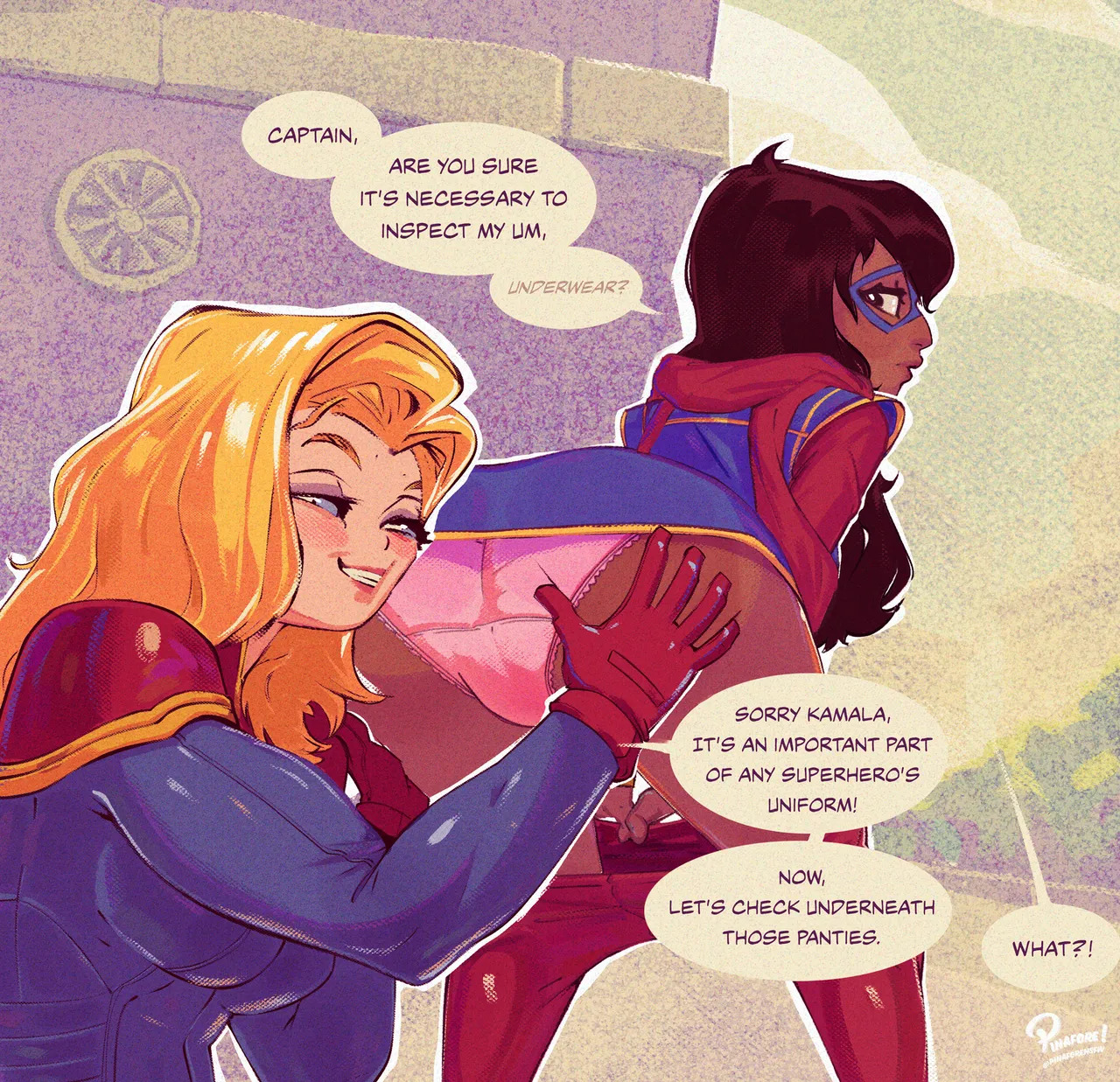 [Pinafore] Ms. Marvel x Captain Marvel - Page 60