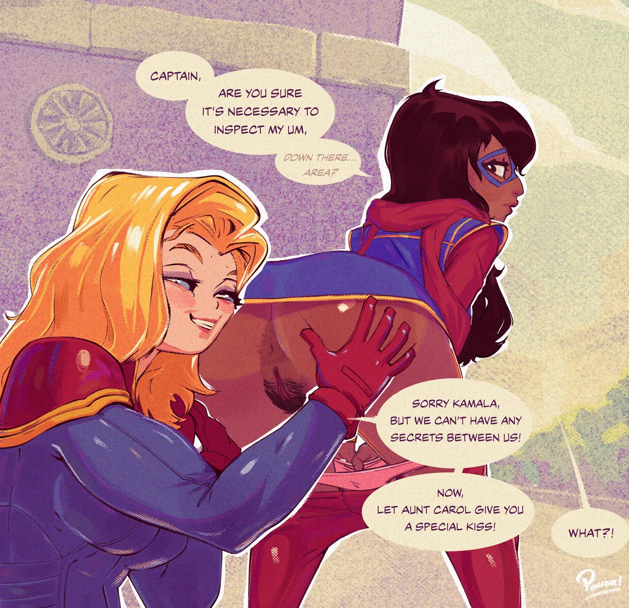 [Pinafore] Ms. Marvel x Captain Marvel - Page 61
