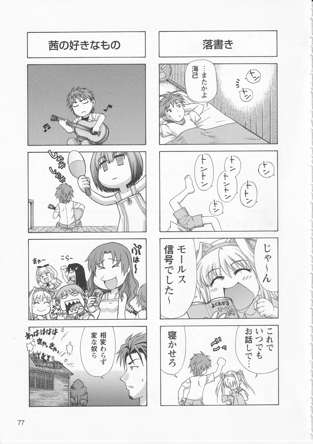 Kono Aozora ni Yakusoku o Official Anthology Comic - Page 79