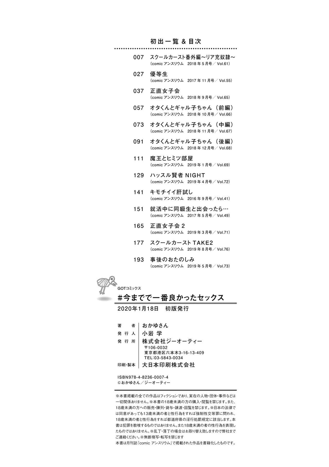 [Okayusan] #Imamadede Ichibanyokatta Sex [Digital] - Page 206