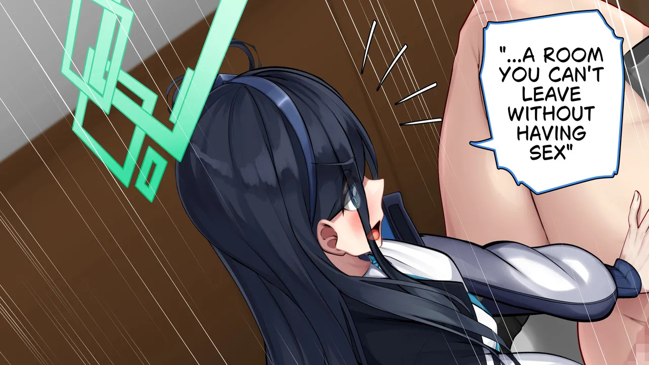 [Kawahagitei] Yosan o Fuyasu ka, Haramasereru Made, Derarenai Heya. | A Room You Can't Leave Until You Increase the Budget or Get Pregnant. (Blue Archive) [English] - Page 32