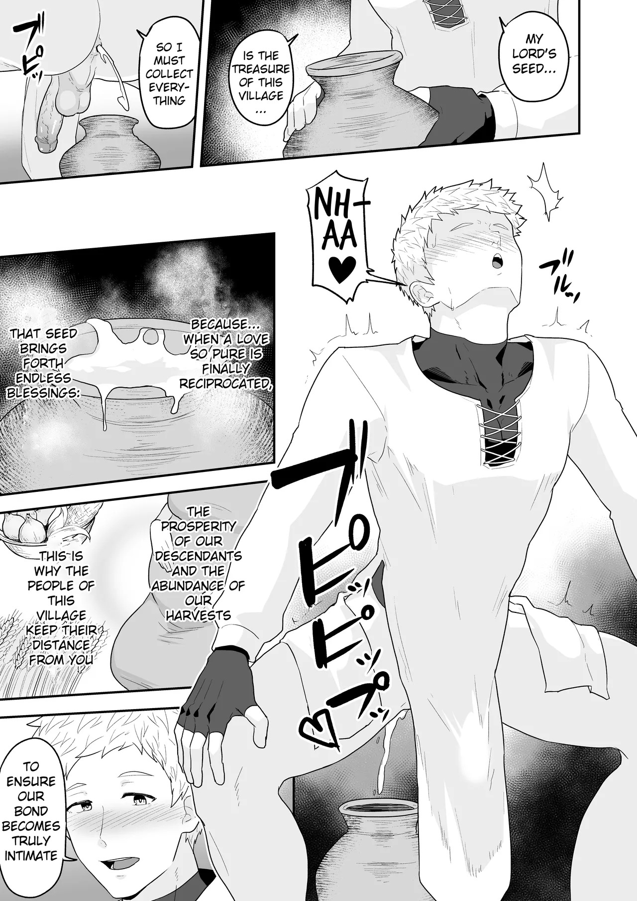 [PULIN Nabe (kakenari)] Noufu to Shinpu | The Farmer and The Priest [English] [Uncensored] - Page 23