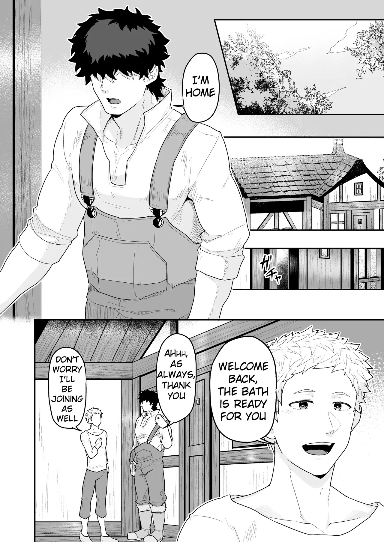 [PULIN Nabe (kakenari)] Noufu to Shinpu | The Farmer and The Priest [English] [Uncensored] - Page 24