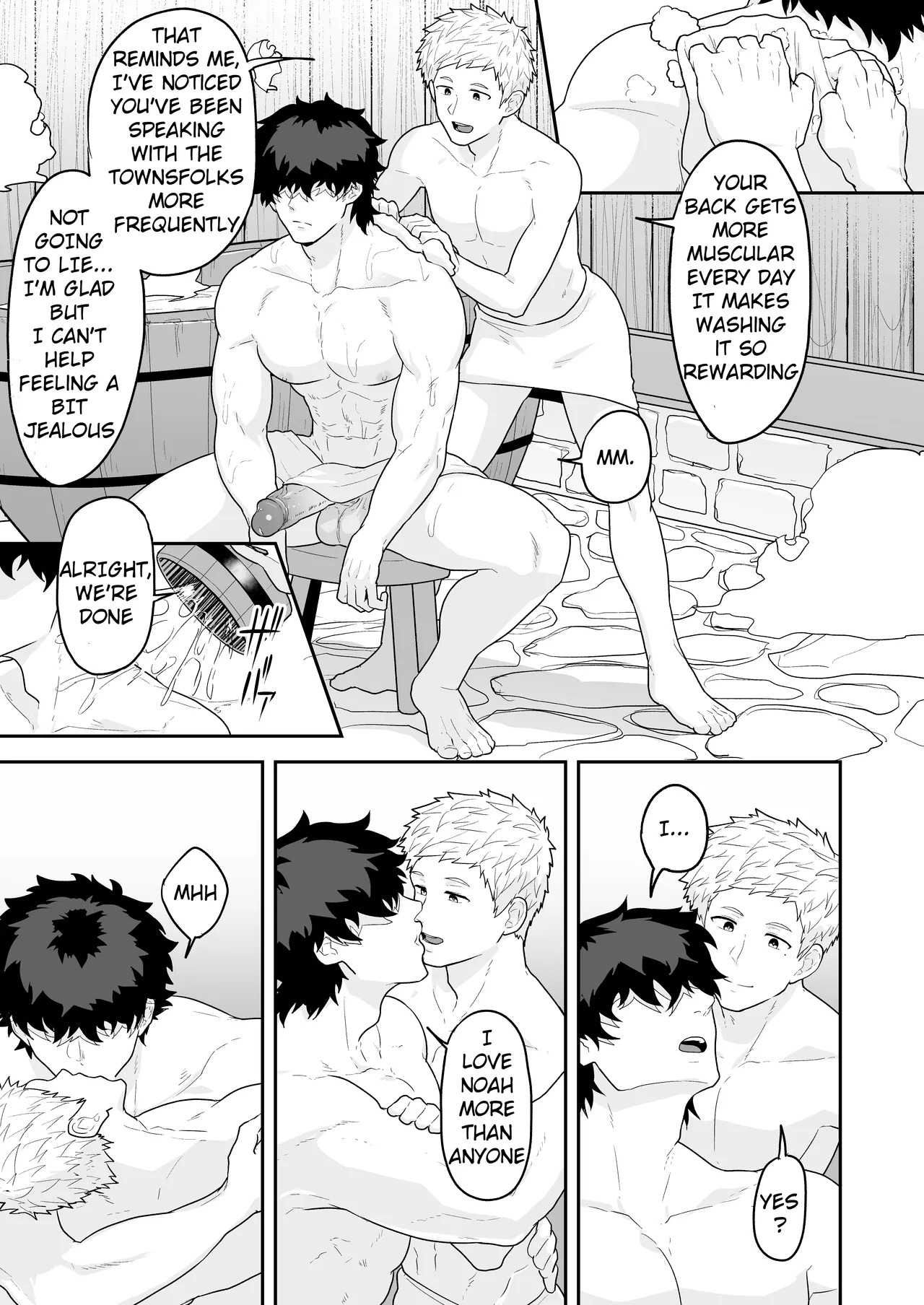 [PULIN Nabe (kakenari)] Noufu to Shinpu | The Farmer and The Priest [English] [Uncensored] - Page 25