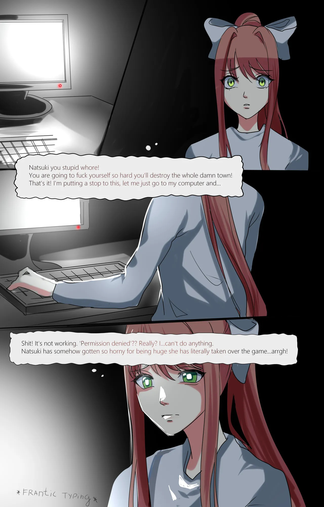[MonsterGirlsLair] Natsuki Giantess Growth - Page 11